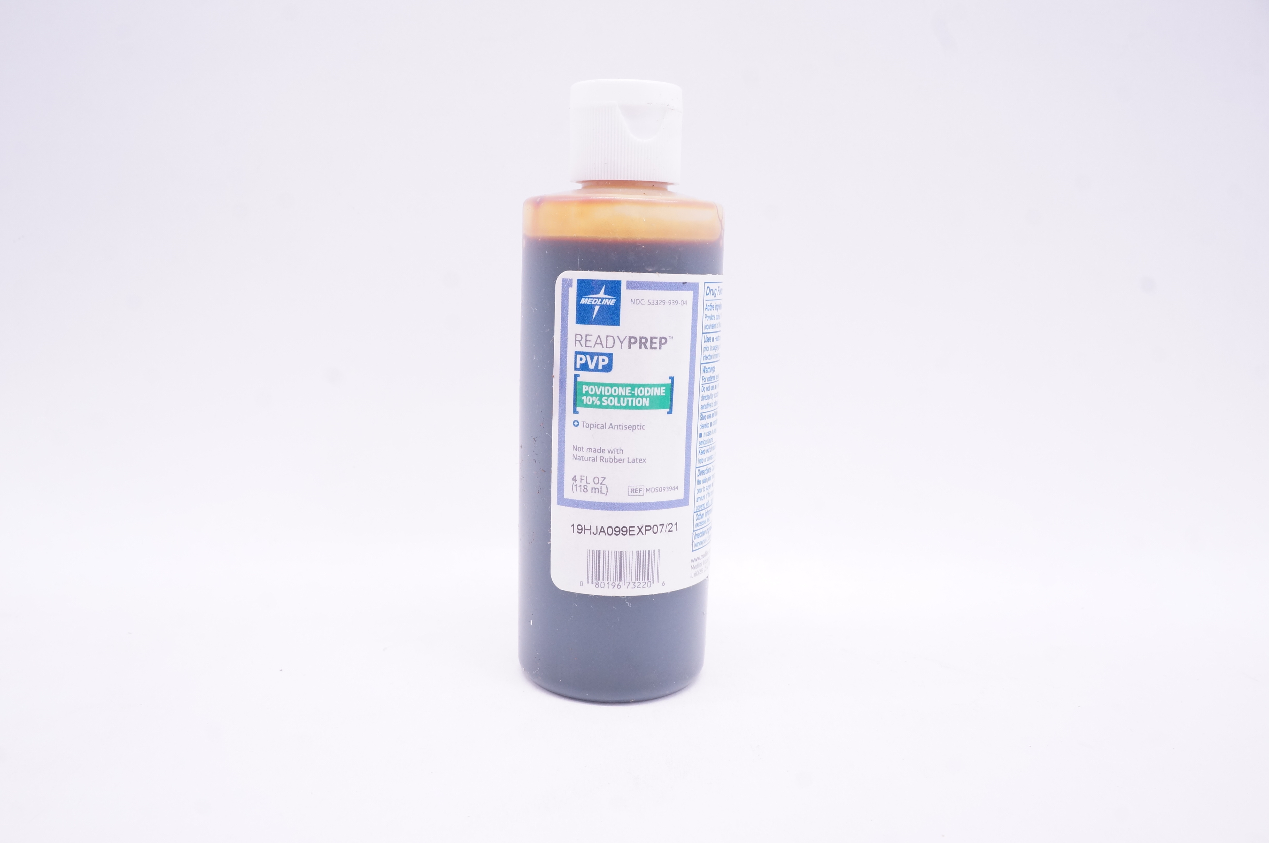 Medline MDS093944 Readyprep PVP Povidone-Iodine 10% Solution 4oz