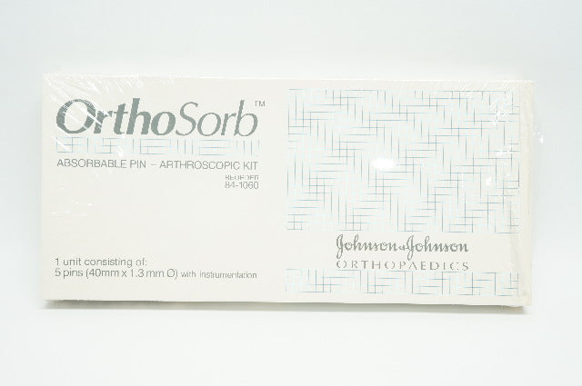 Johnson & Johnson 84-1060 OrthoSorb Asorbable Pin Arthroscopic Kit 40mm x 1.3mm