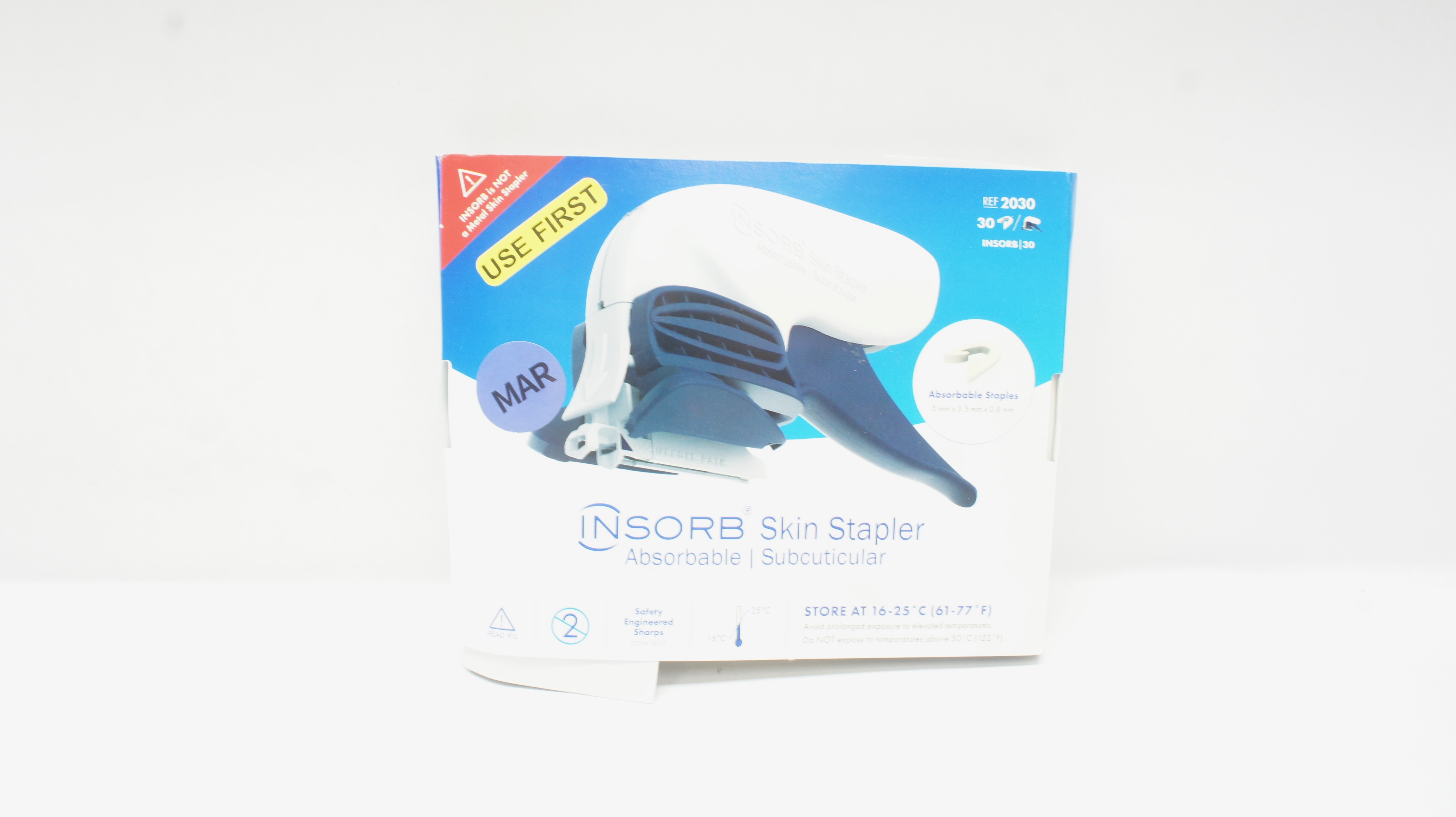 Cooper Surgical 2030 Insorb Skin Stapler w/Absorbable Staples - Box of 30