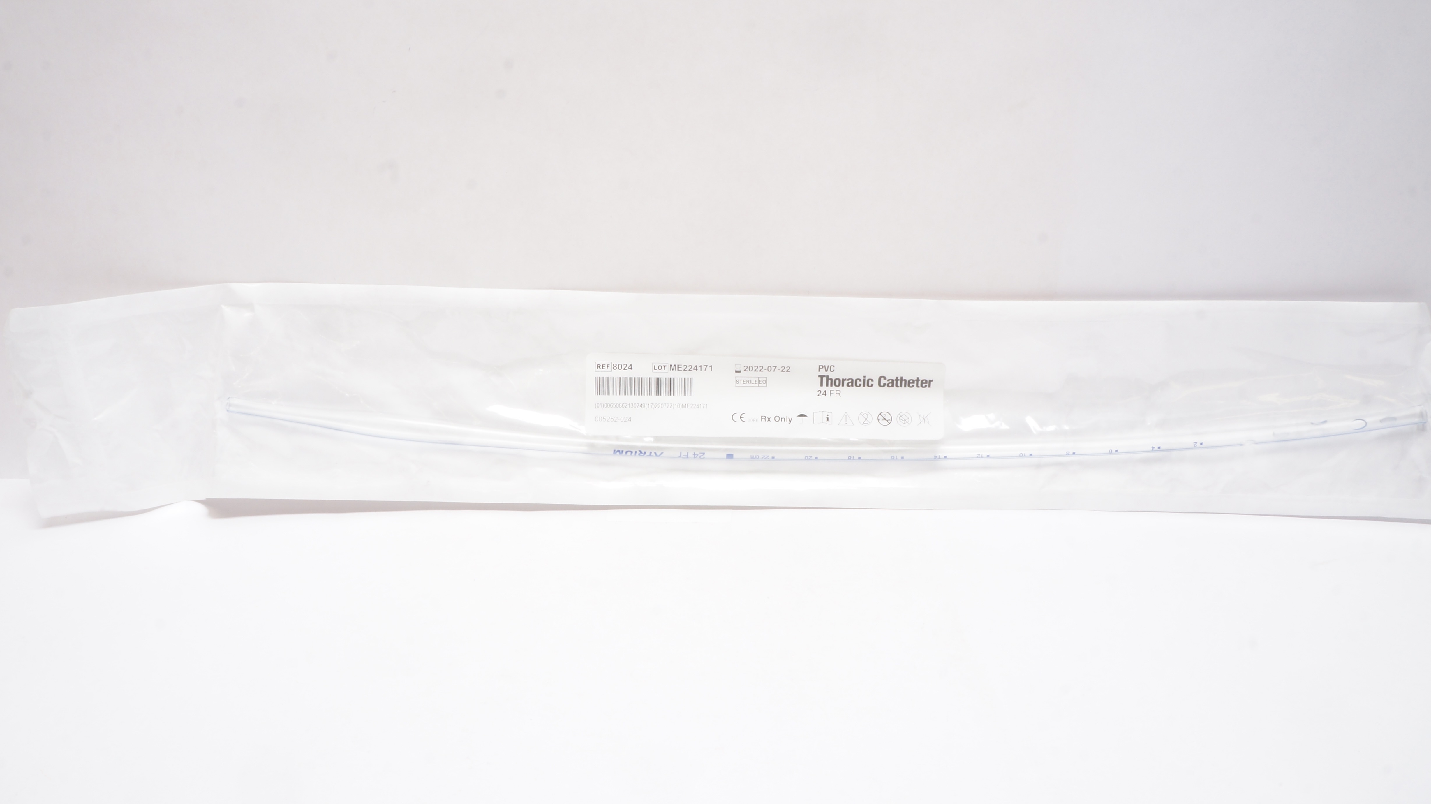 Atrium 8024 PVC Thoracic Catheter 24 FR (x)