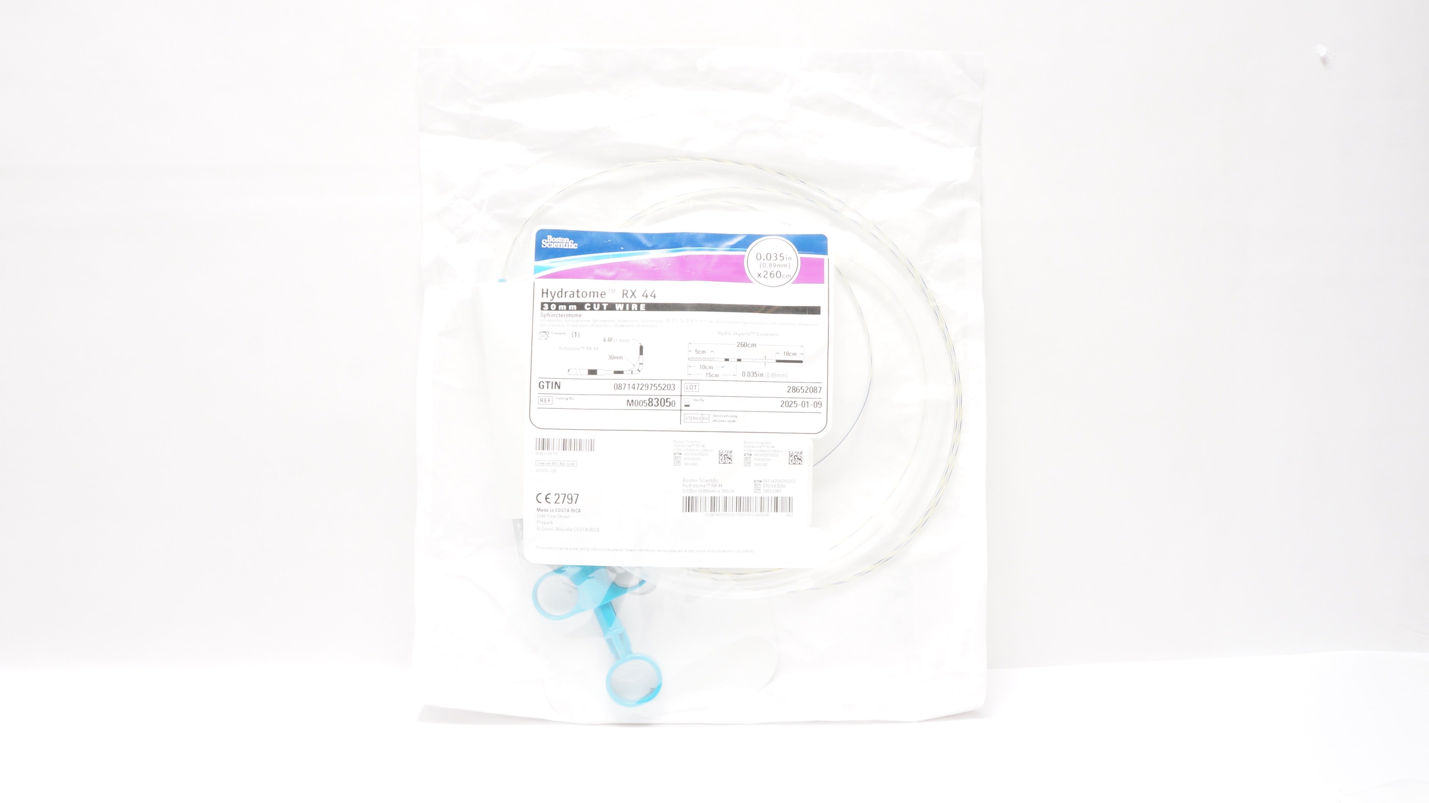 Boston Scientific 8305 Hydratome, Sphincterotome RX44 0.035inch x 260cm