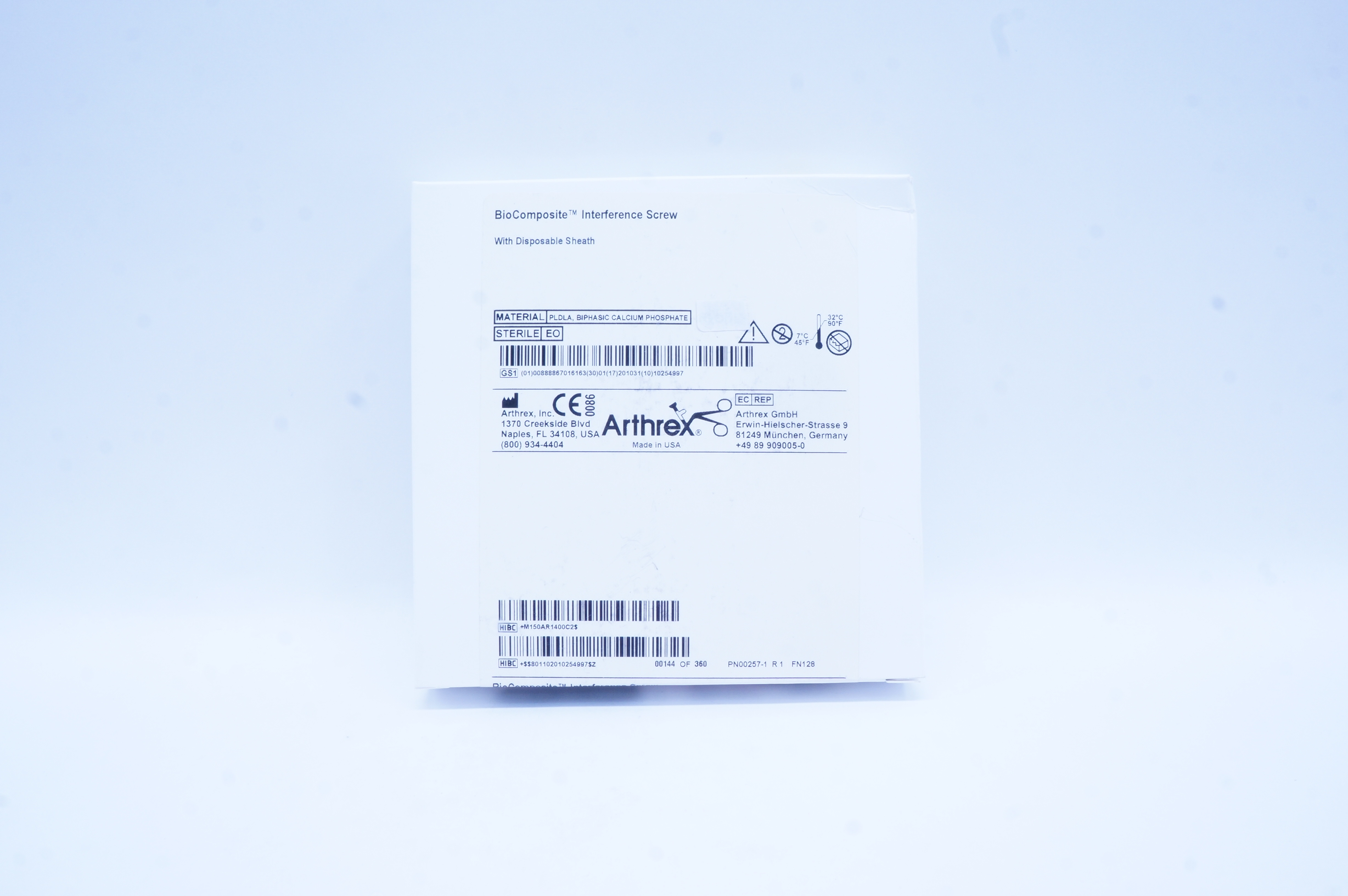 Arthrex AR-1400C BioComposite Interference Screw 10 x 23 mm (x)