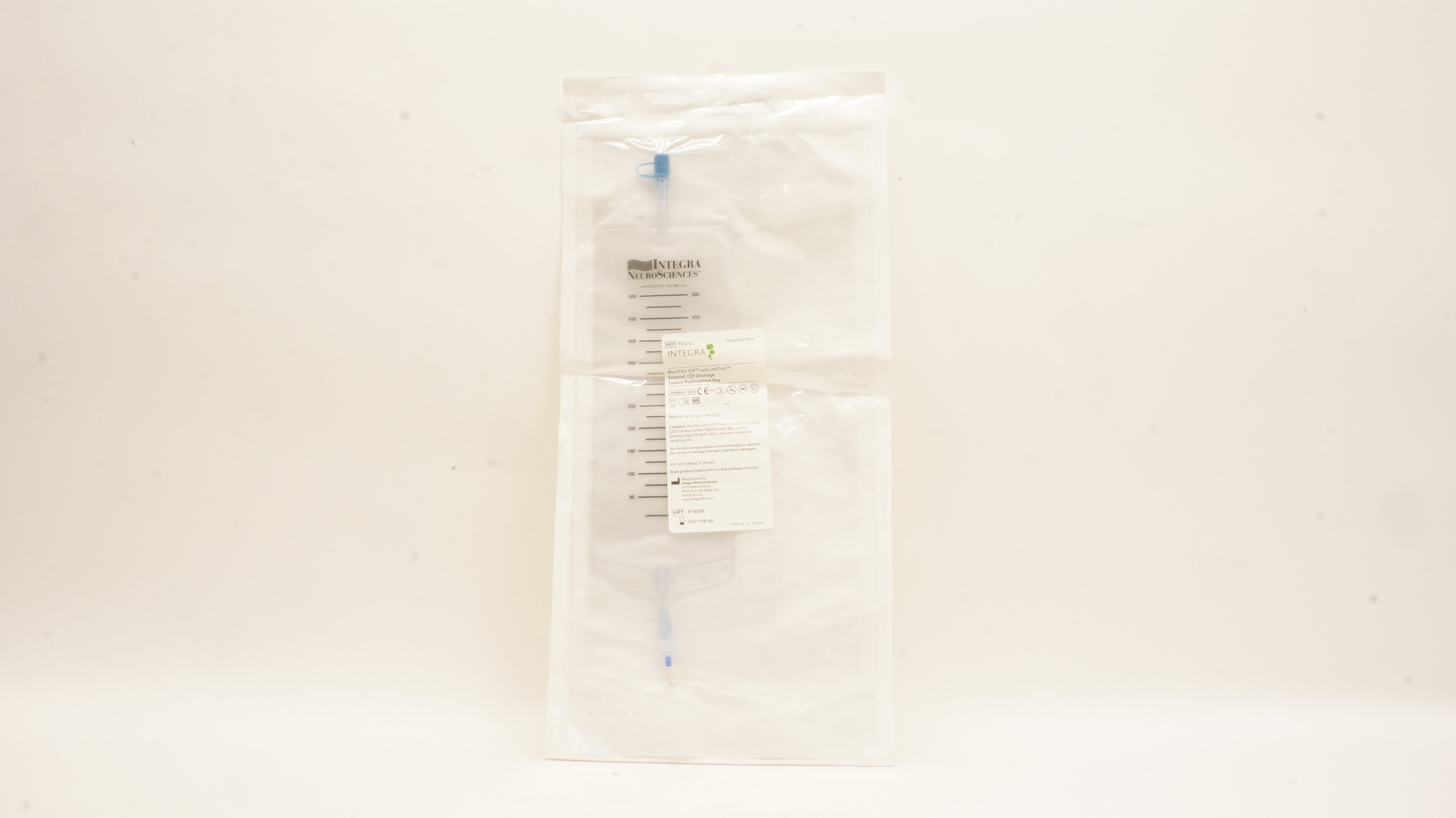 Integra INS2101 MoniTorr & LimiTorr External Drainage System Replacement Bag