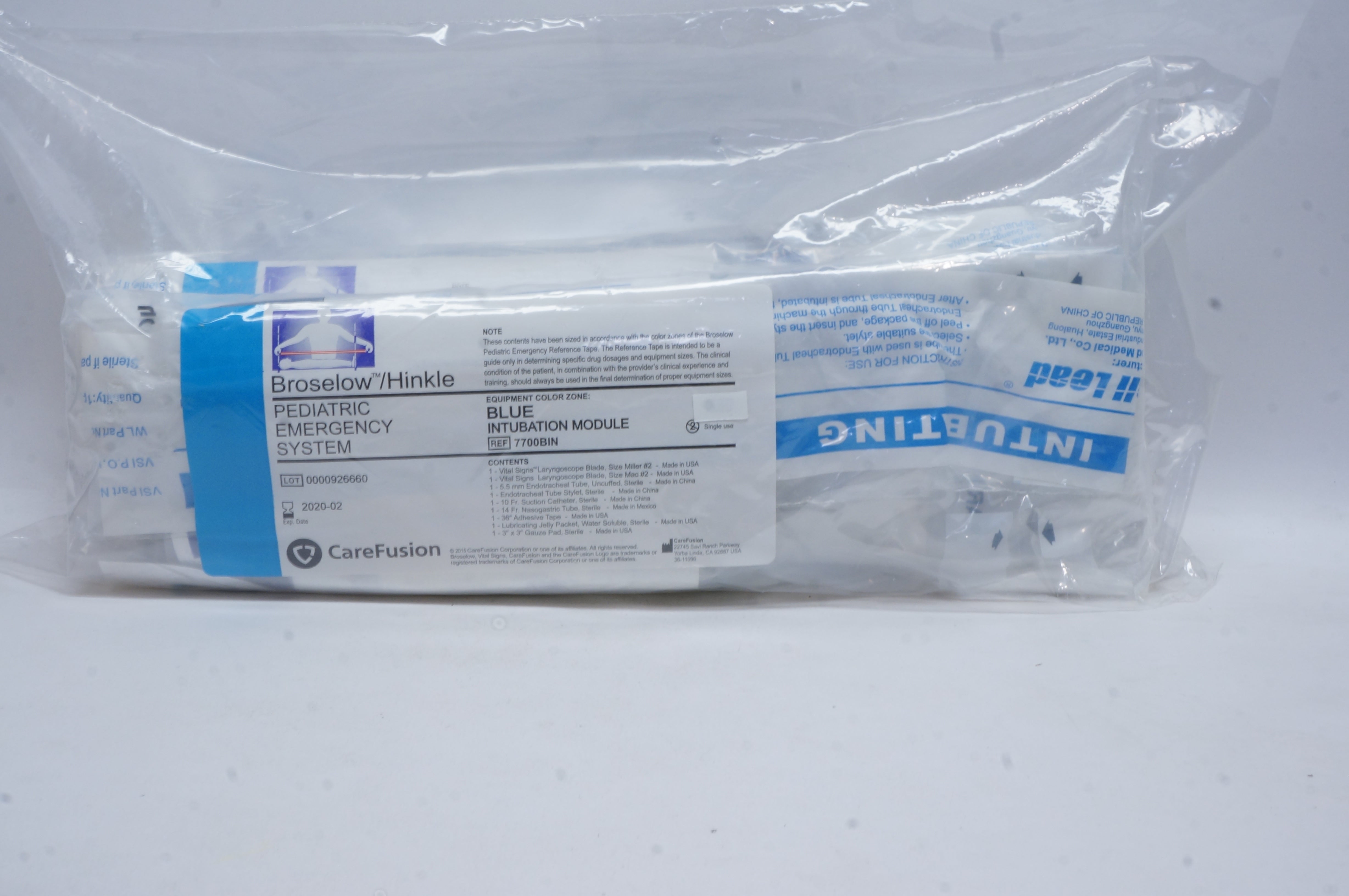 CareFusion 7700BIN Broselow/Hinkle Perdiatric Emergency System (x)
