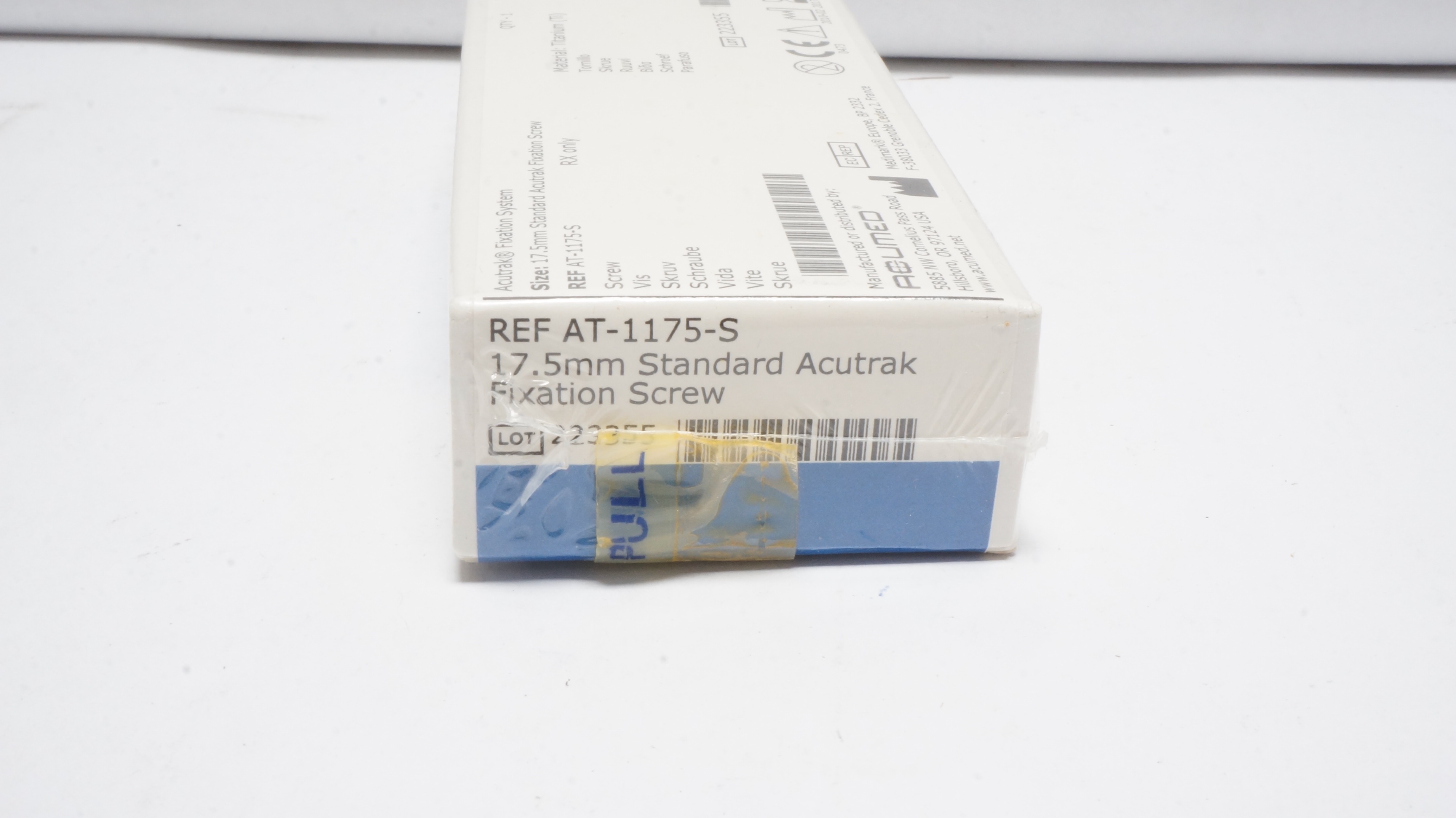 Acumed AT-1175-S Standard Acutrak Fixation Screw System 17.5mm (x)