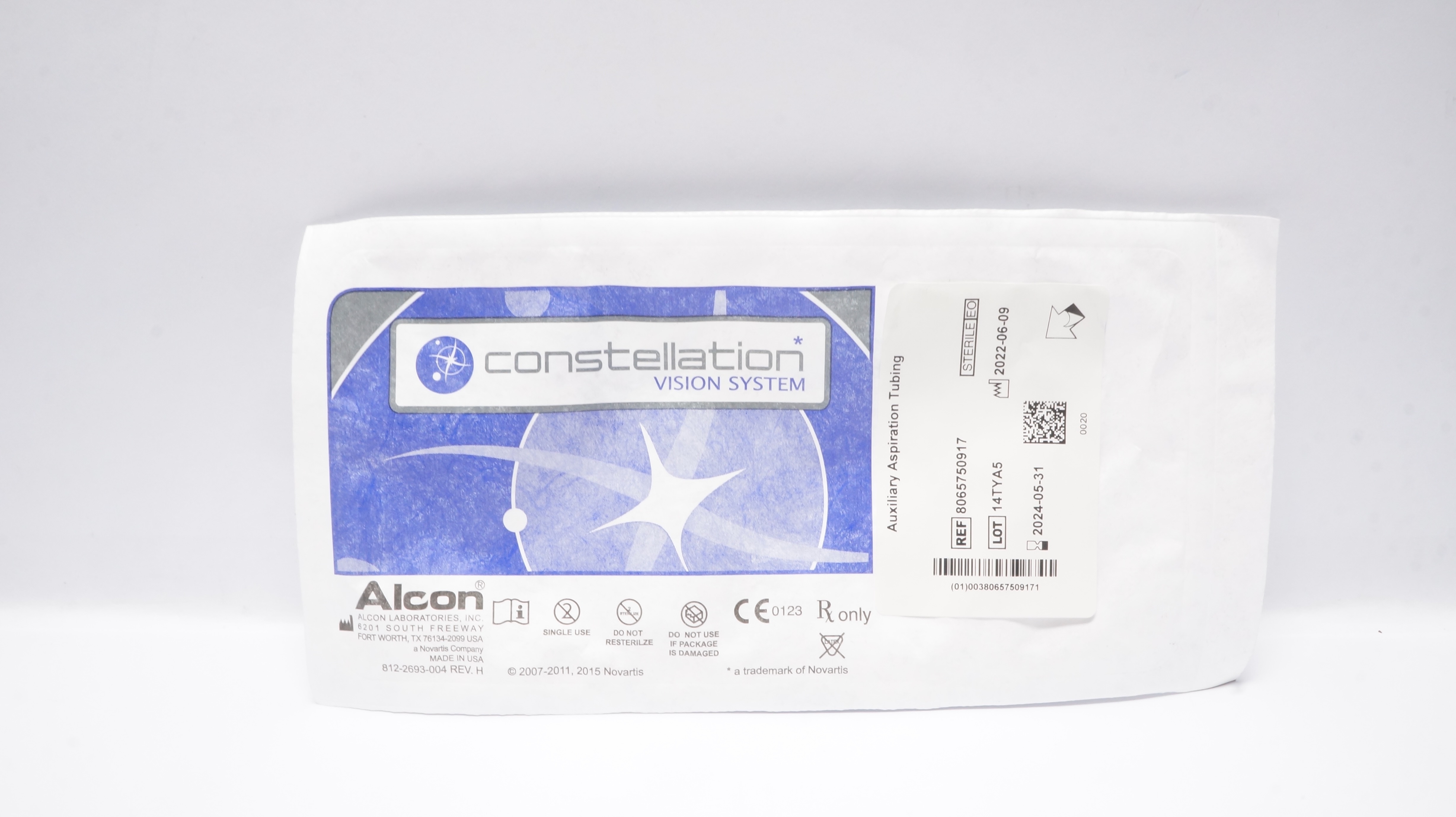 Alcon 8065750917 Constellation Vision System Auxiliary Aspiration Tubing (x)