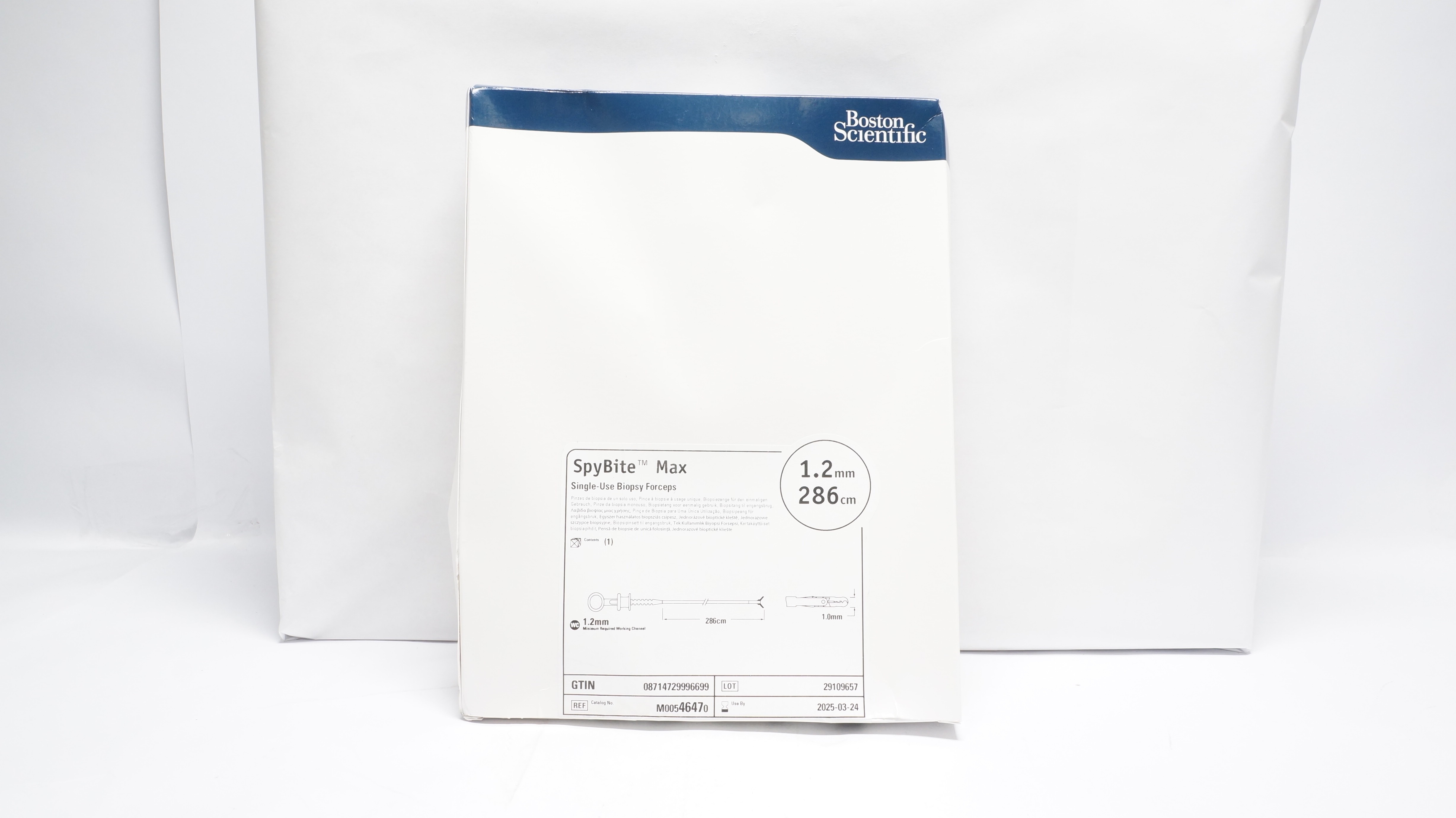 Boston Scientific M00546470 SpyBite Max Single-Use Biopsy Forceps 1.2mmx286cm(x)
