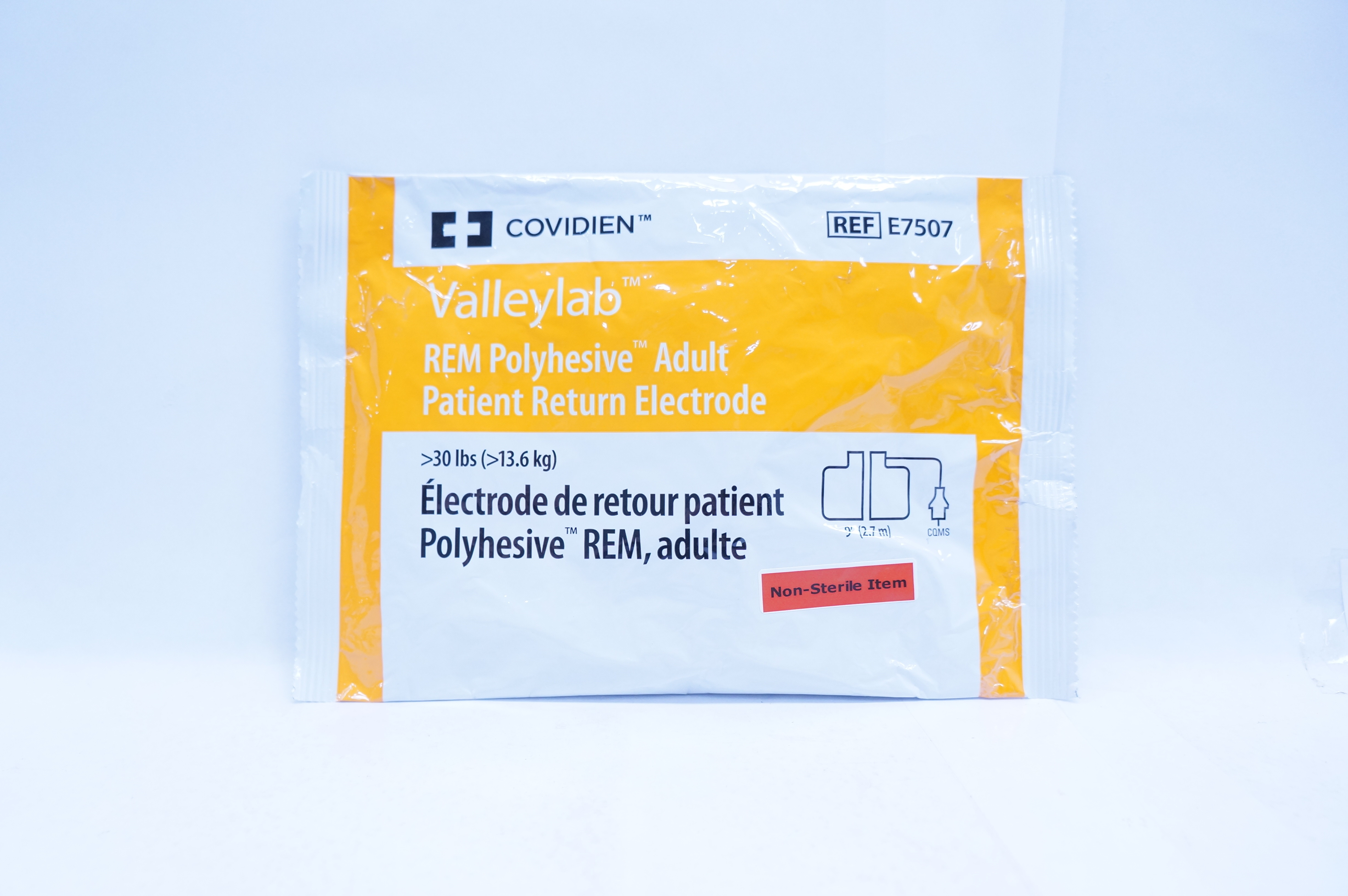 Covidien E7507 Valleylab REM Polyhesive Adult Patient Return Electrode ...