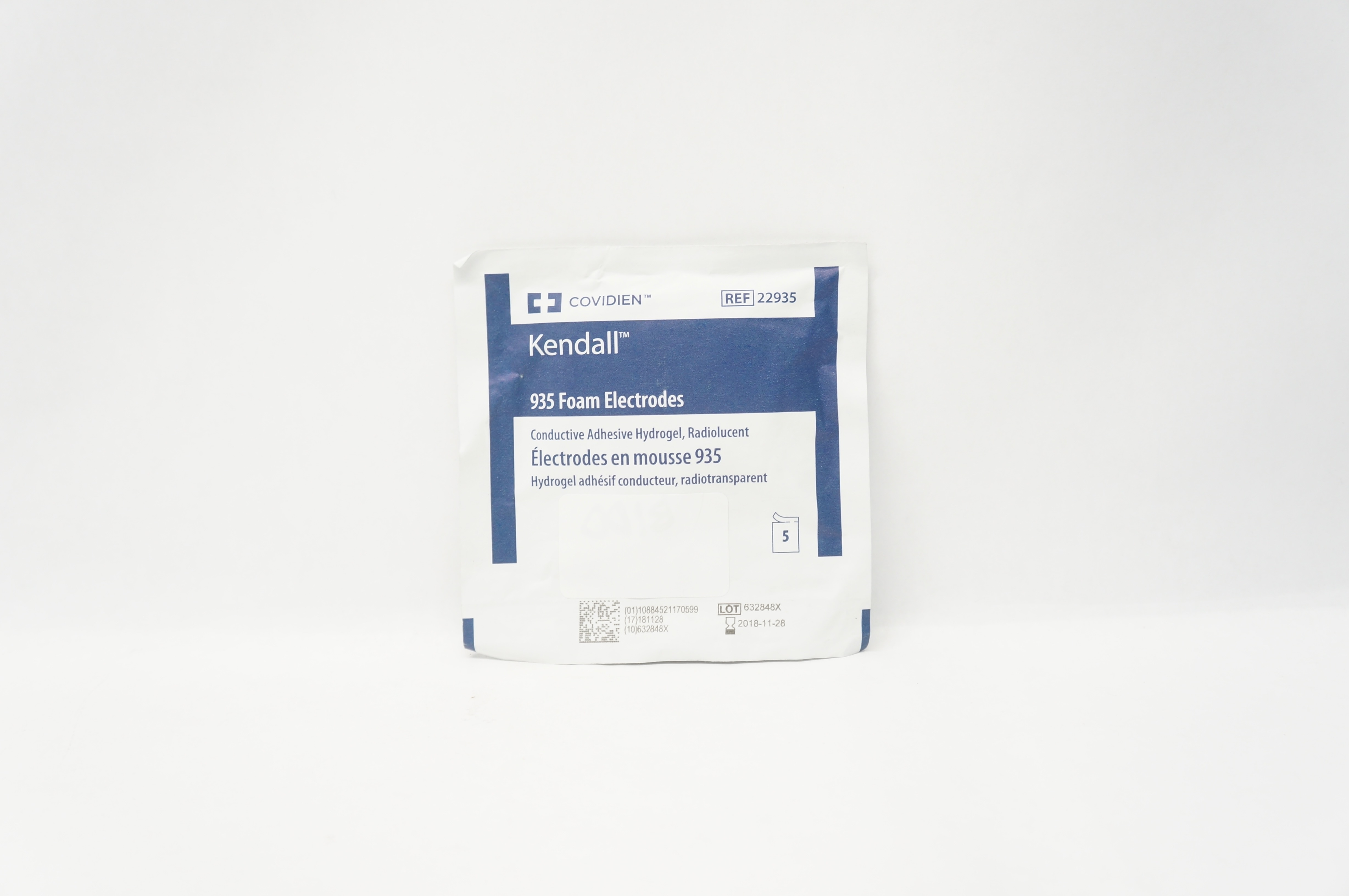 Covidien 22935 Kendall 935 Foam Electrodes (x) - Pack of 5