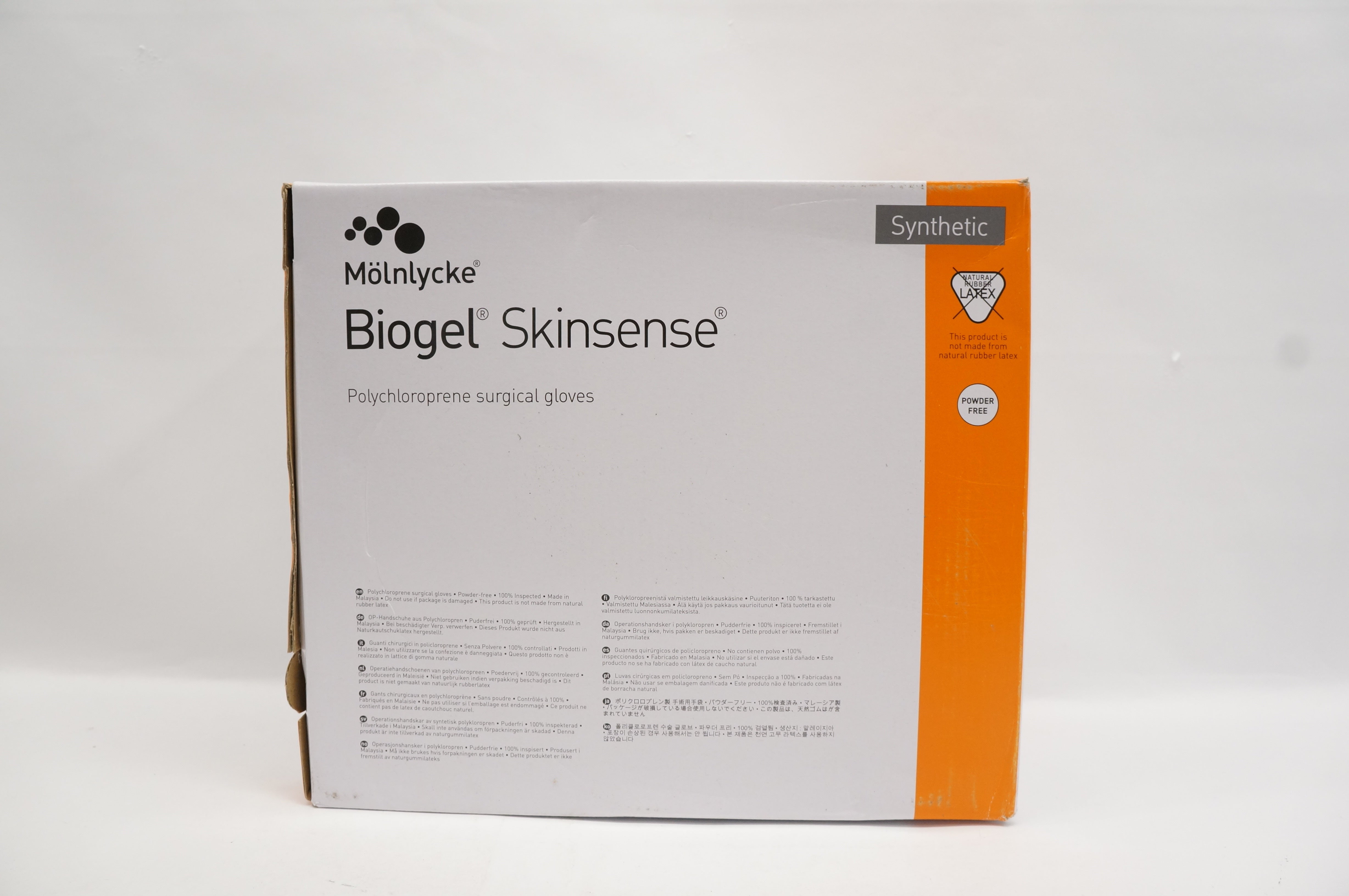 Molnlycke 31470-00 Biogel Skinsense Polychloroprene Surgical Gloves 7- Box of 50