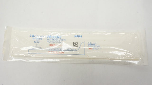 Ethicon M8768 7-0 Prolene Stre BV175-7 3/8 8.0mm Taper 30inch