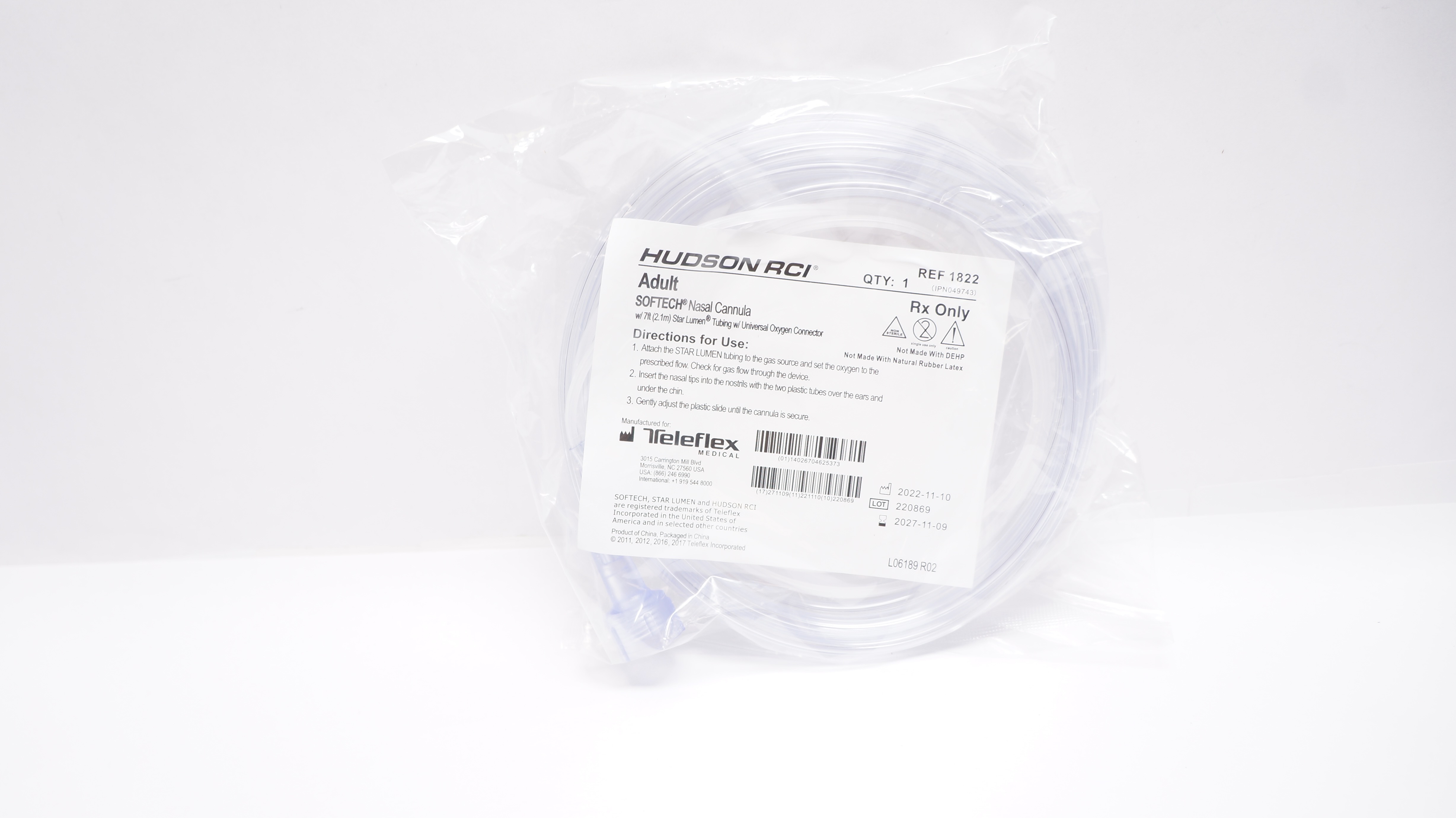Hudson Cannula Non Allergenic , Oxi.Plus™ Silicone Nasal Cannula – TSDG