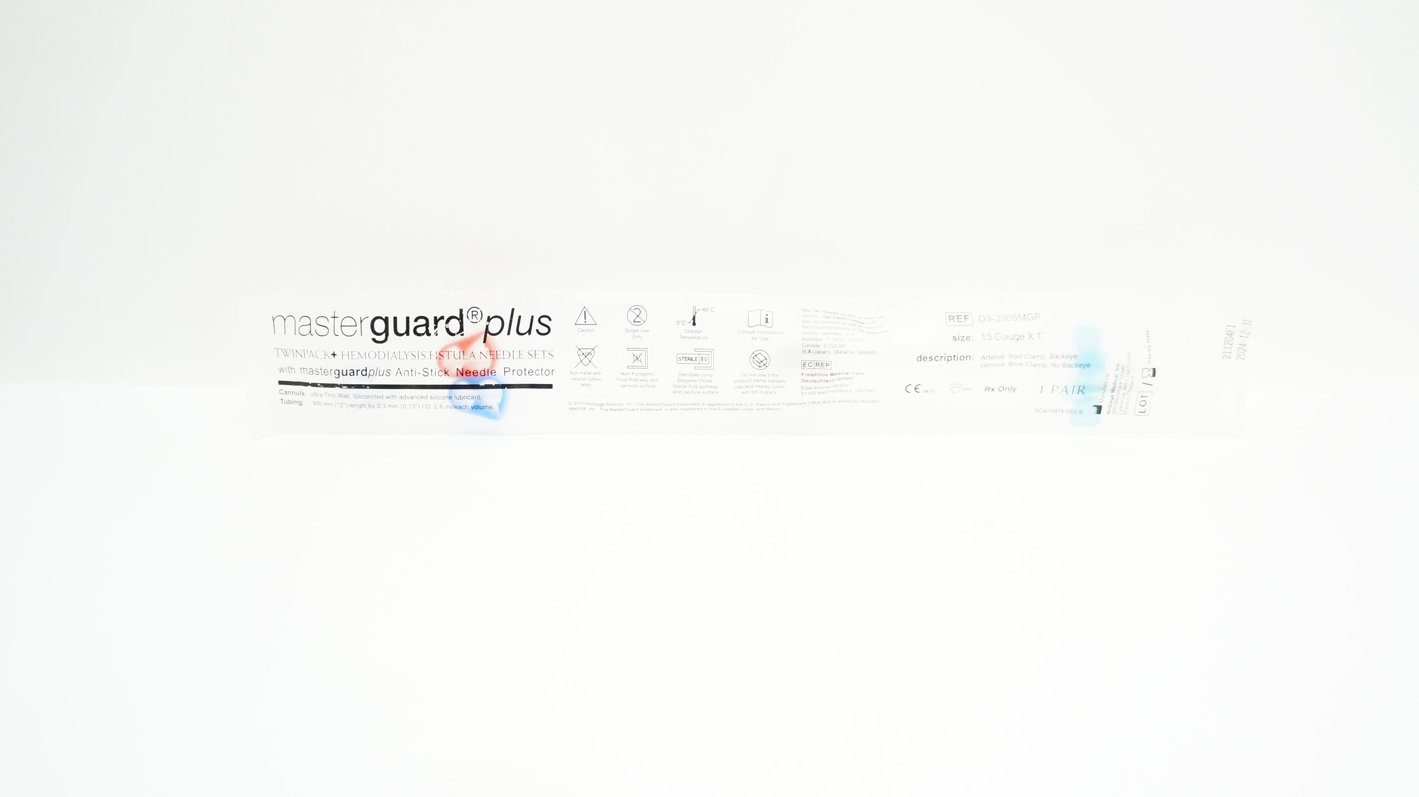 NxStage Medical D92005MGP Masterguard Plus Twinpack+Hemodialysis Set