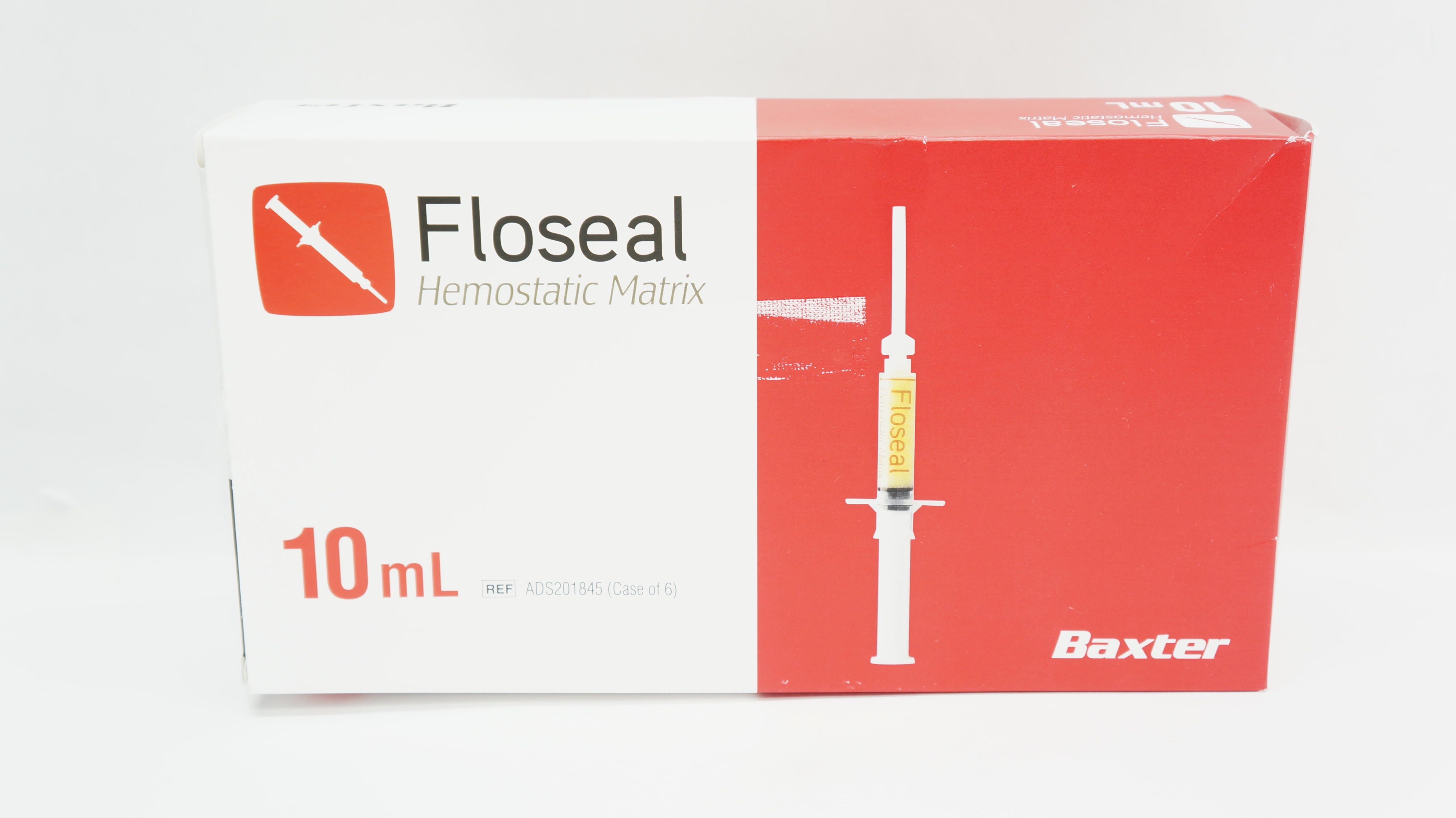 Baxter ADS201845 Floseal Hemostatic Matrix 10mL (x) Case of 6