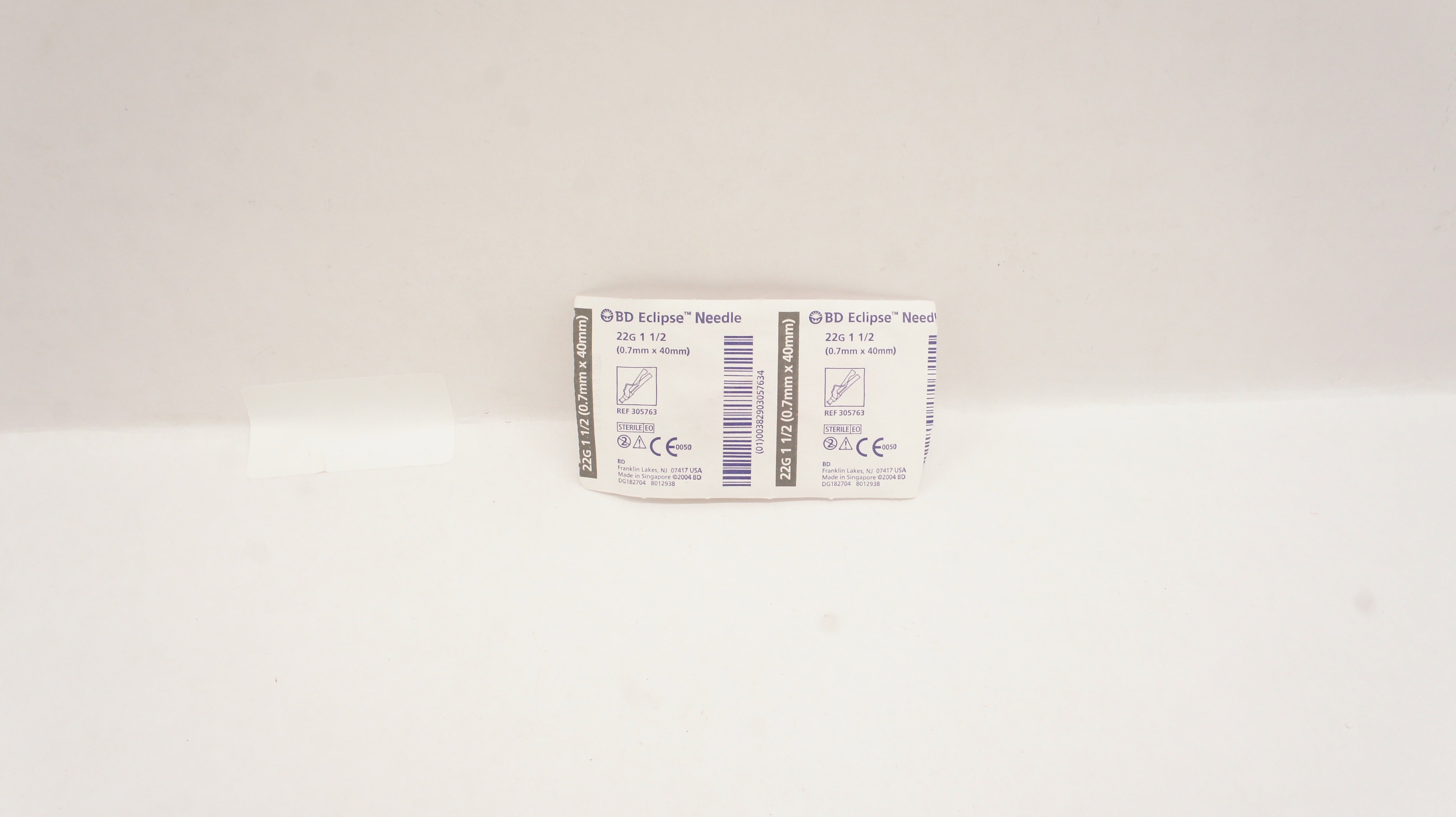 BD 305763 Eclipse Ndle 22G x 1-1/2inch (x)