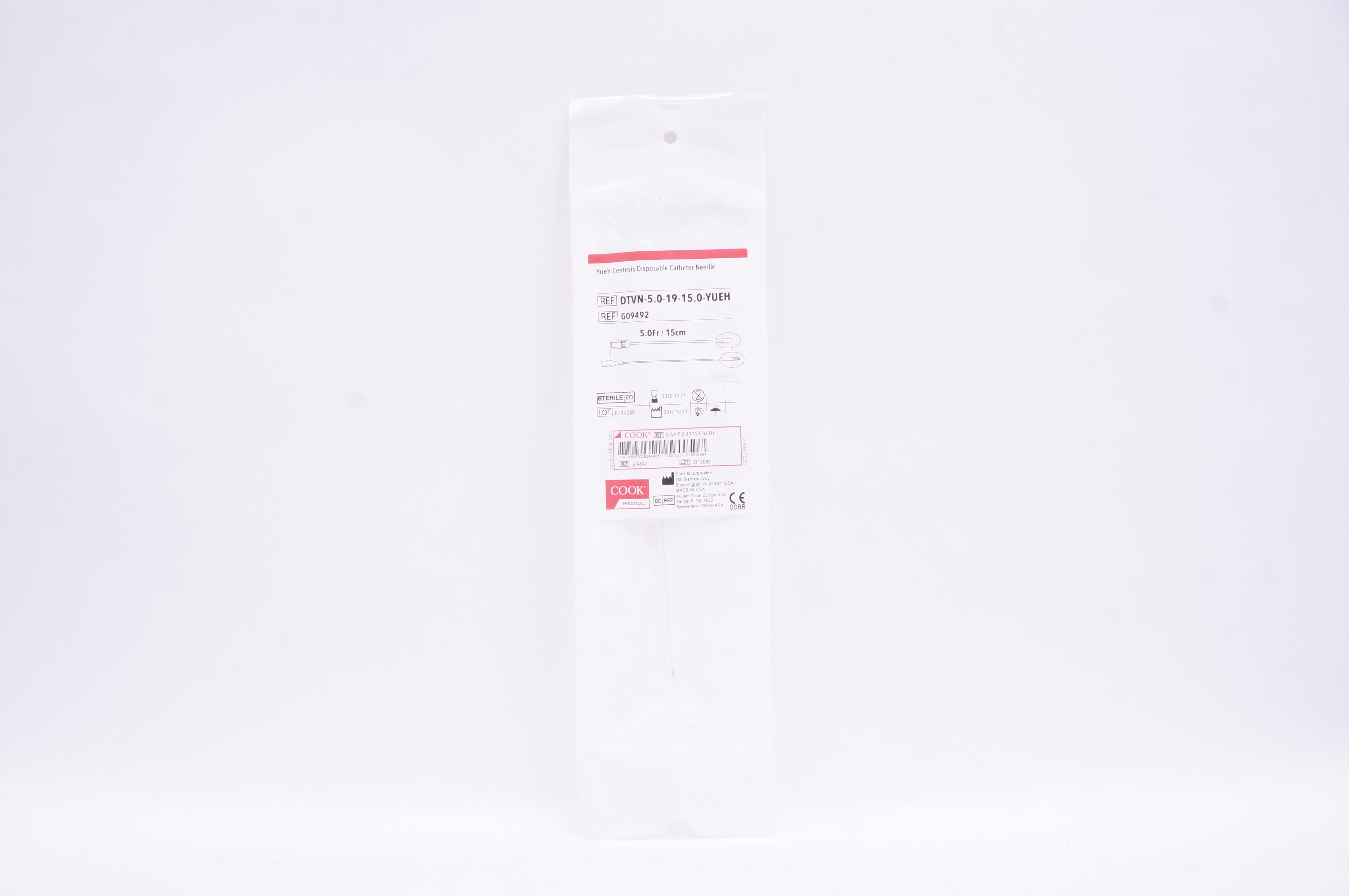Cook Medical G09492 Dilator 5.0 Fr x 15cm x .038inch (x)