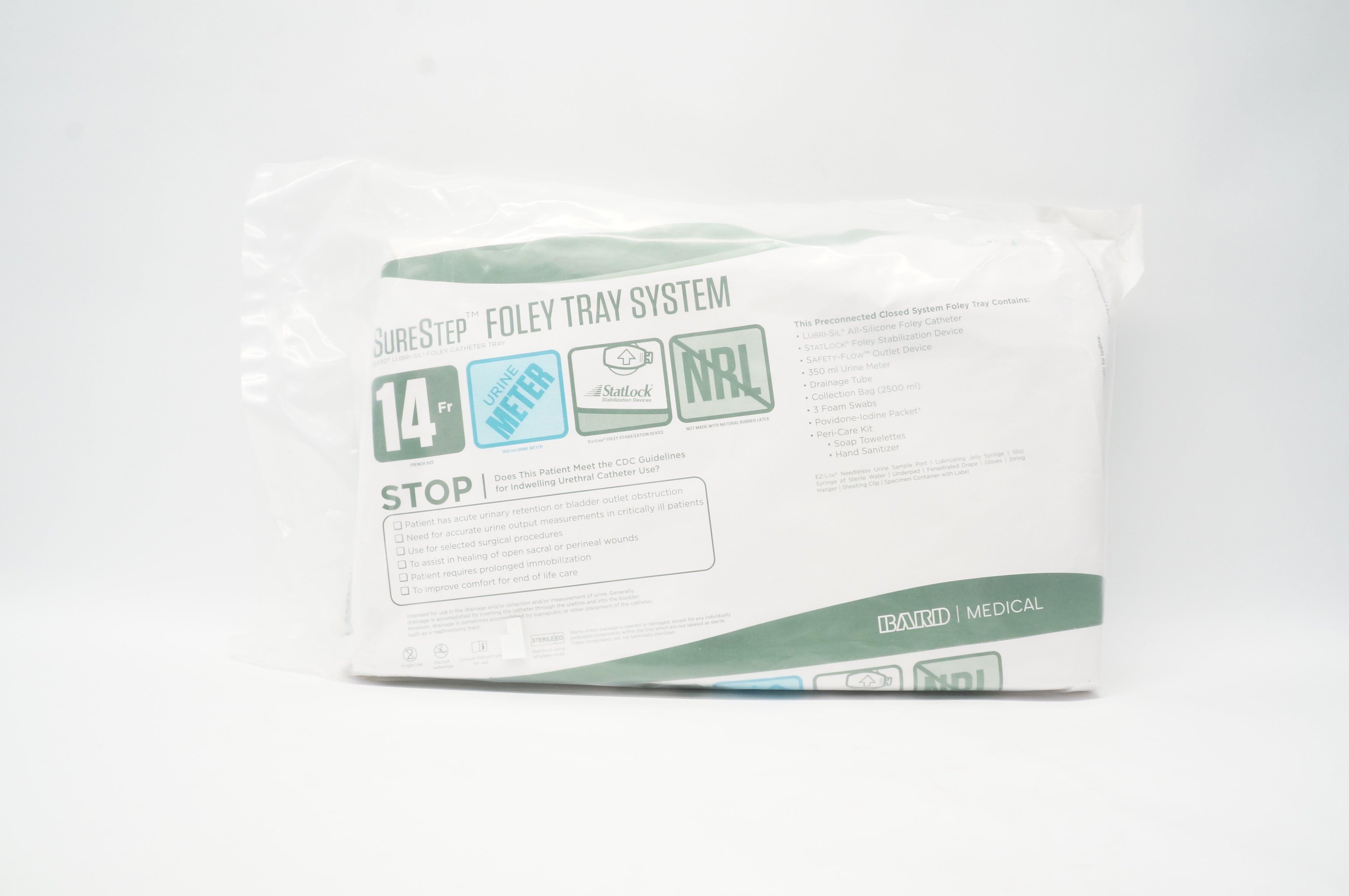 Bard A943214 SureStep Foley Tray System 14Fr