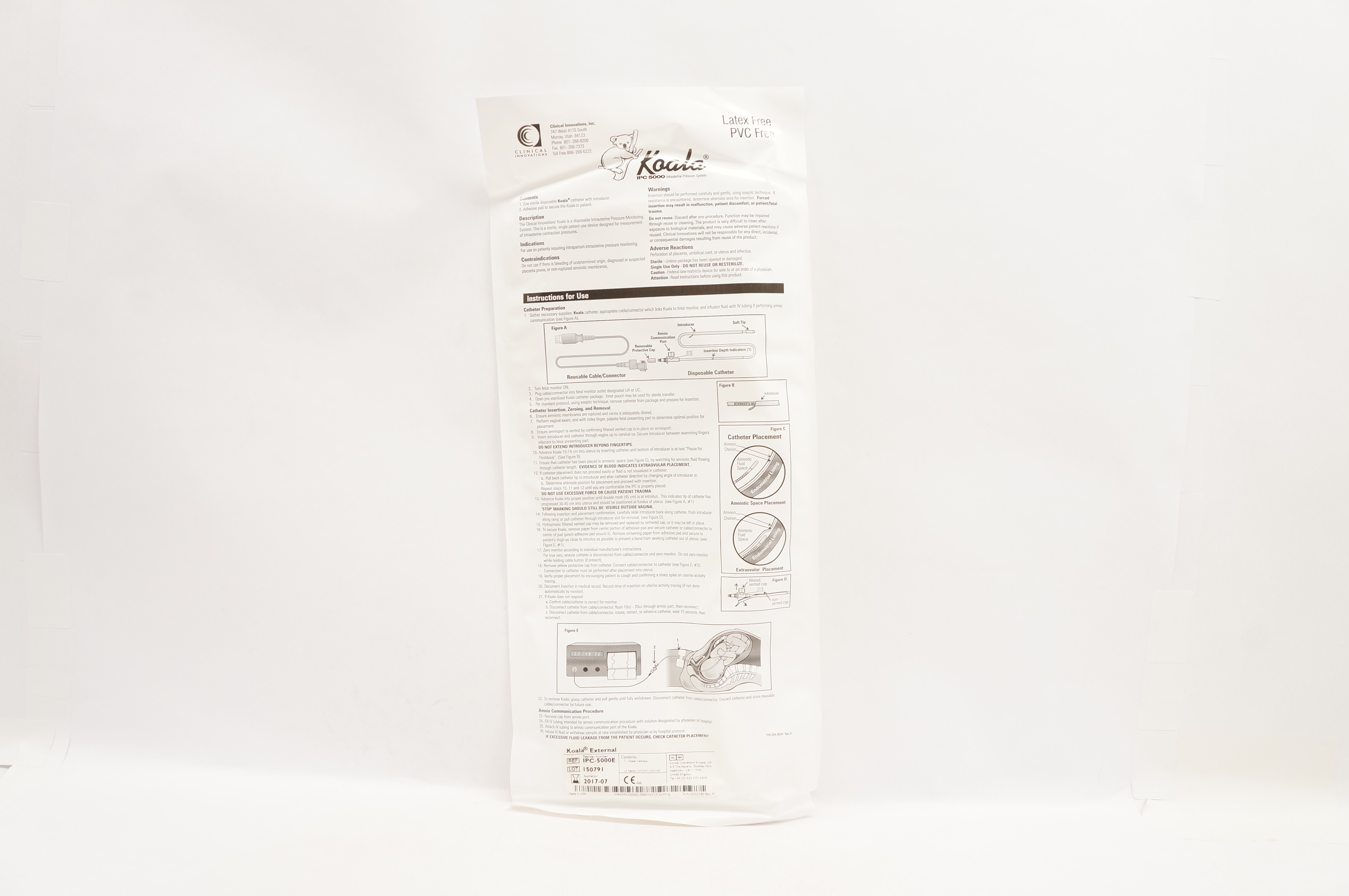 Clinical Innovations IPC-5000E Koala External Cath. (x)
