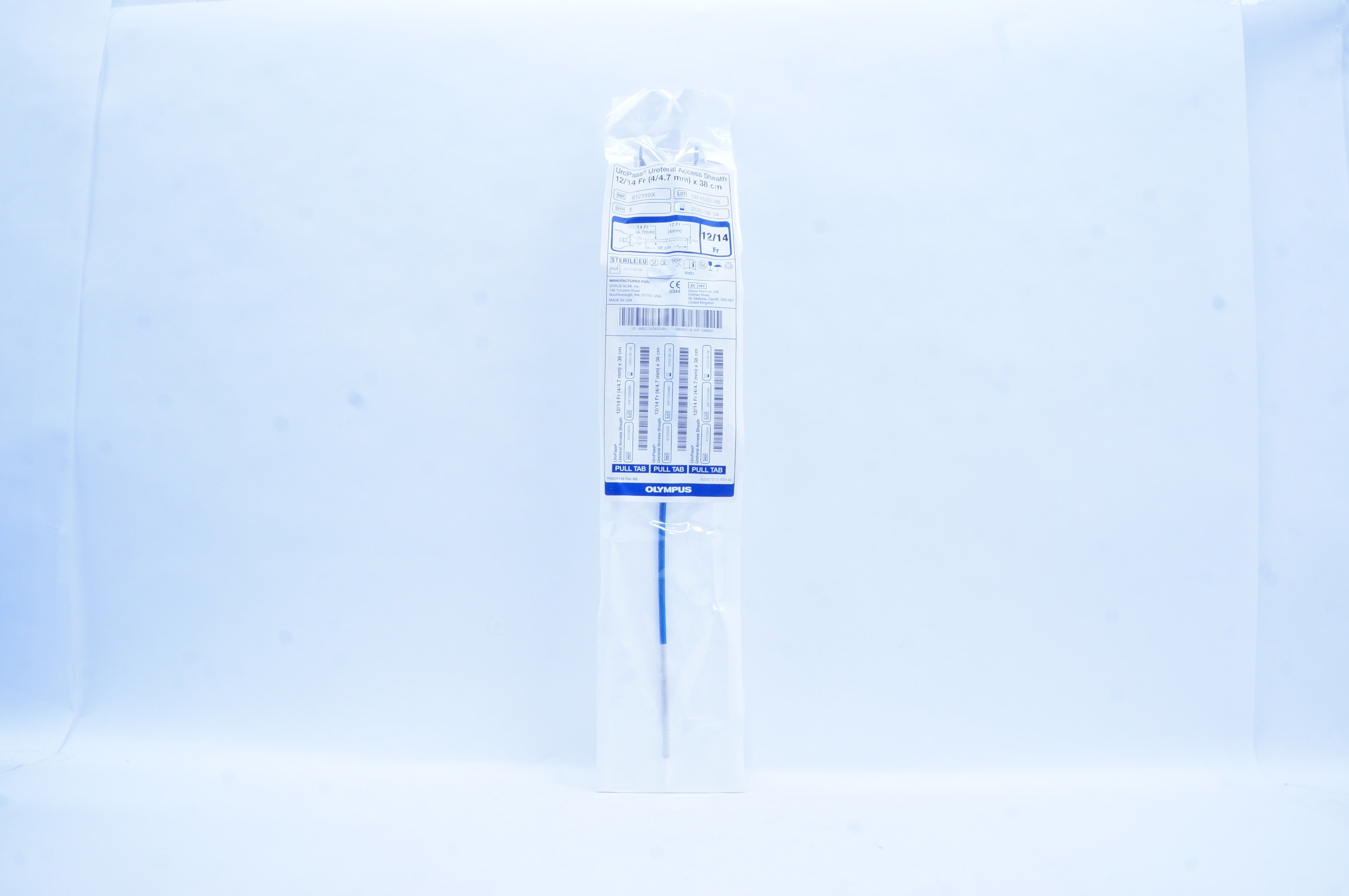 Olympus 61238BX Gyrus ACMI UroPass Ureteral Access Sheath 12/14Fr x