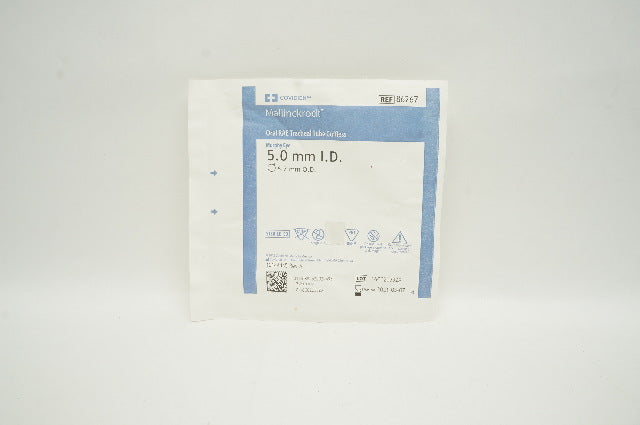 Covidien 86267 Mallinckrodt Oral RAE Tracheal Tube Cuffless 5.0 ID x 6.7mm OD(x)