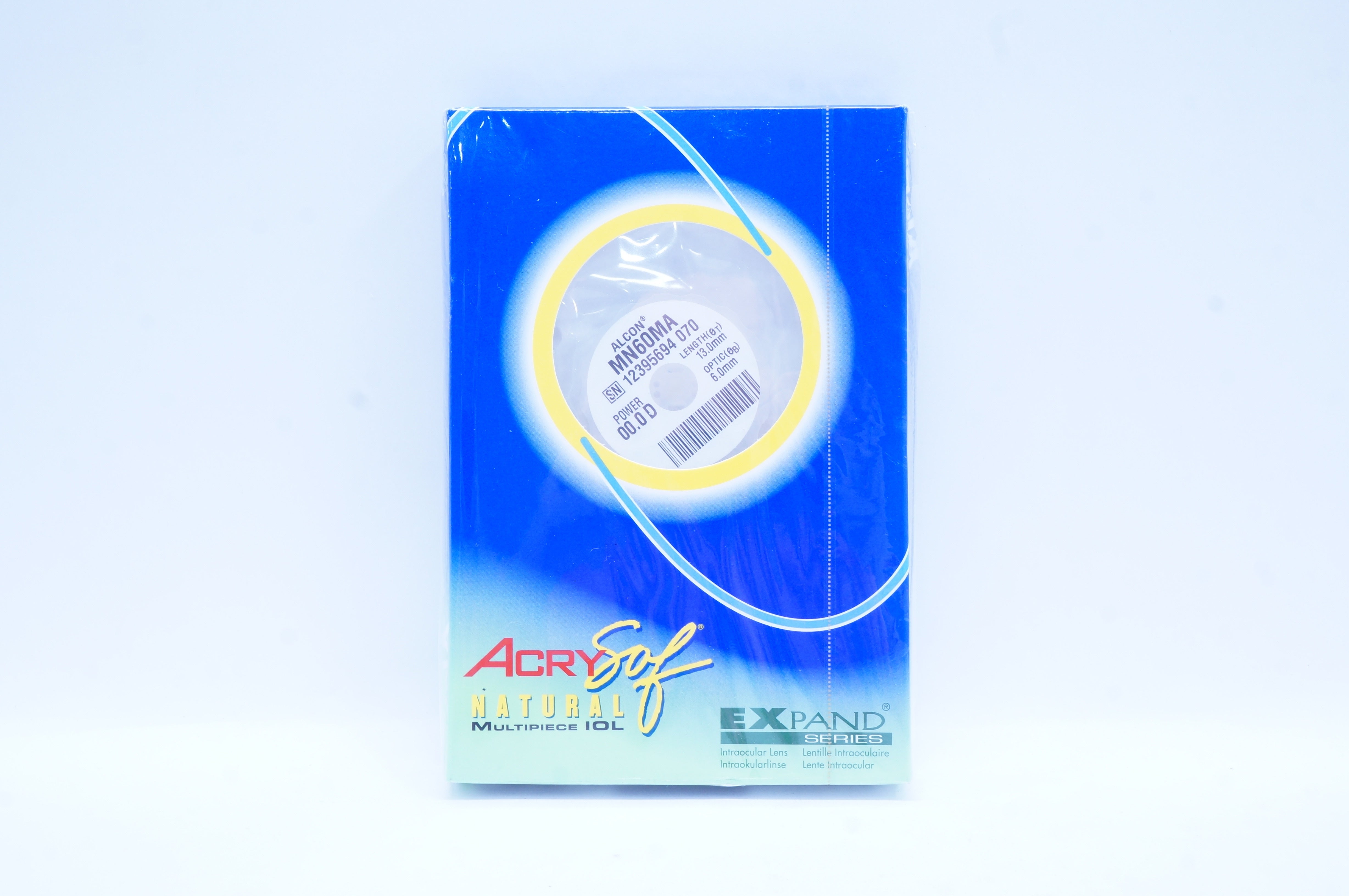 Alcon MN60MA Expand AcrySof Introcular Lens 00.0 D, Length 13mm, Optic 6.0mm (x)