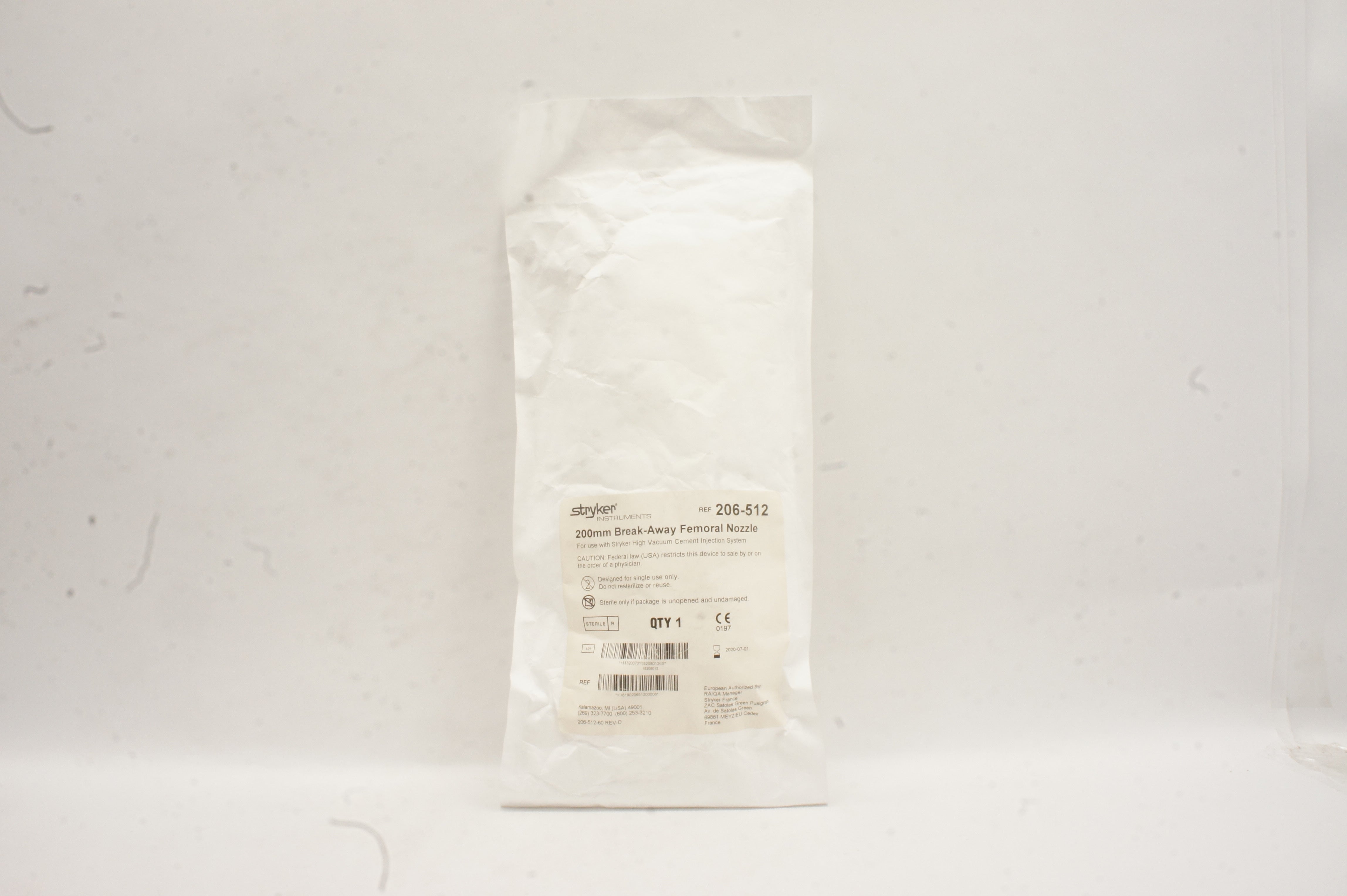 Stryker 206-512 200mm Break-Away Femoral Nozzle (x)