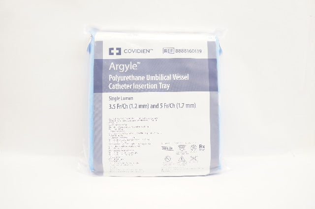 Covidien 8888160119 Polyurethane Umbilical Vessel Cath. Tray 3.5Fr/Ch-5Fr/Ch