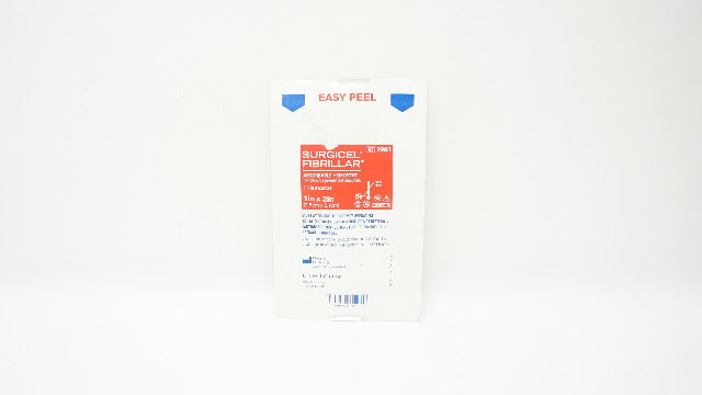 Ethicon 1961 Surgicel Fibrillar Absorbable Hemostat 1inch x 2inch