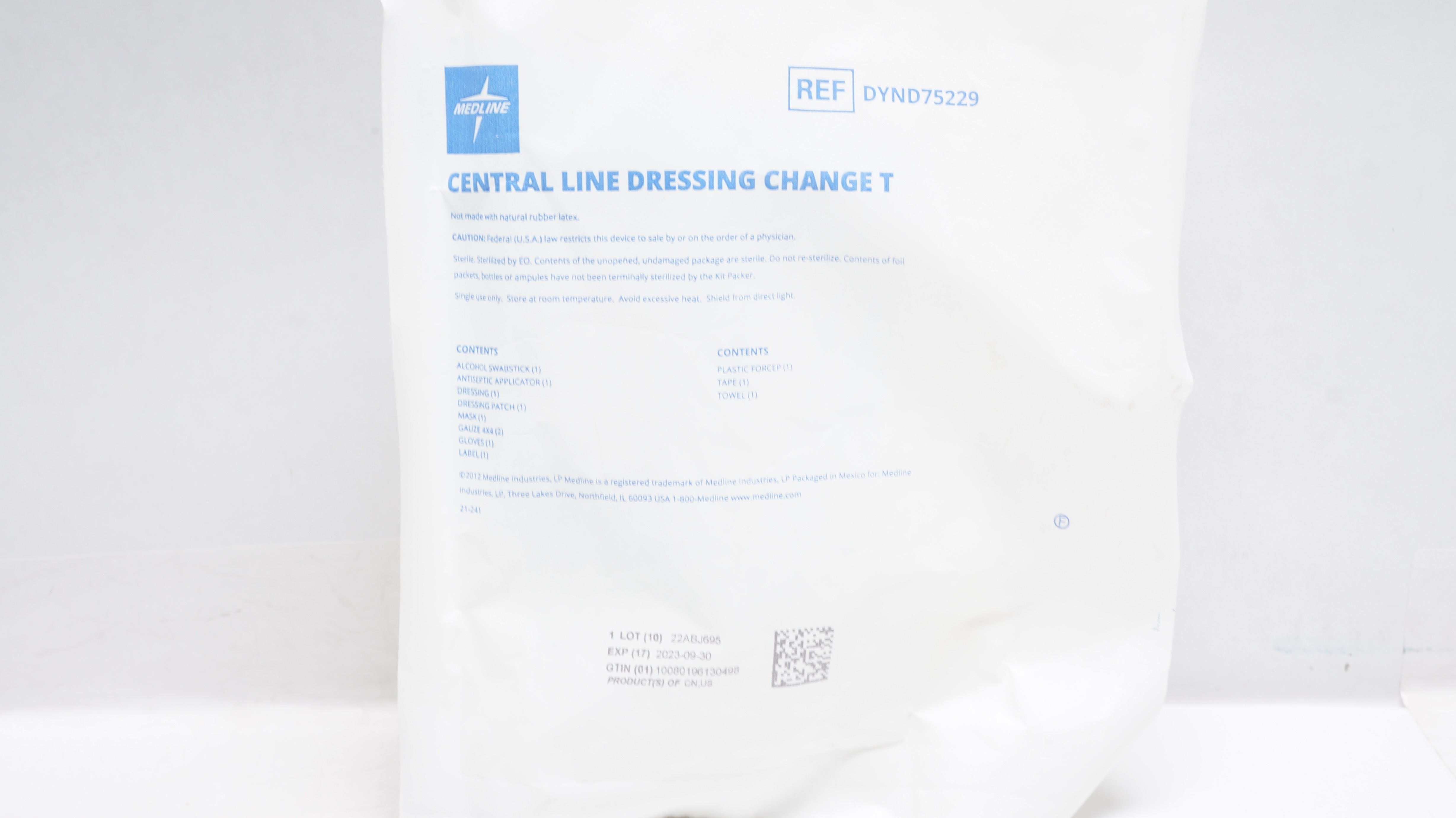 Medline DYND75229 Central Line Dressing Change T (x)