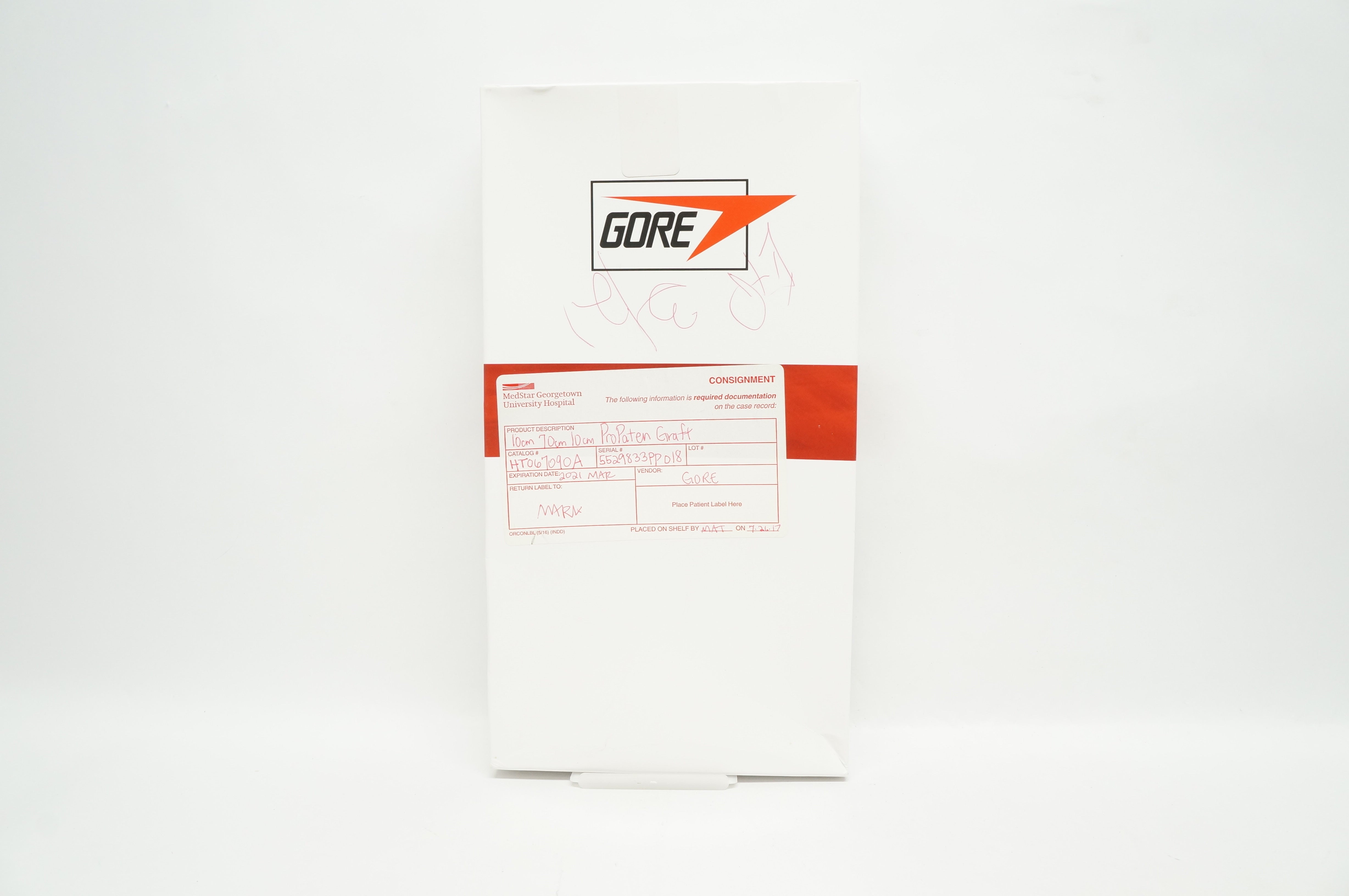 Gore HT067090A Propaten Heparin Vascular Graft Removable Ring 6mm x 90cm (x)