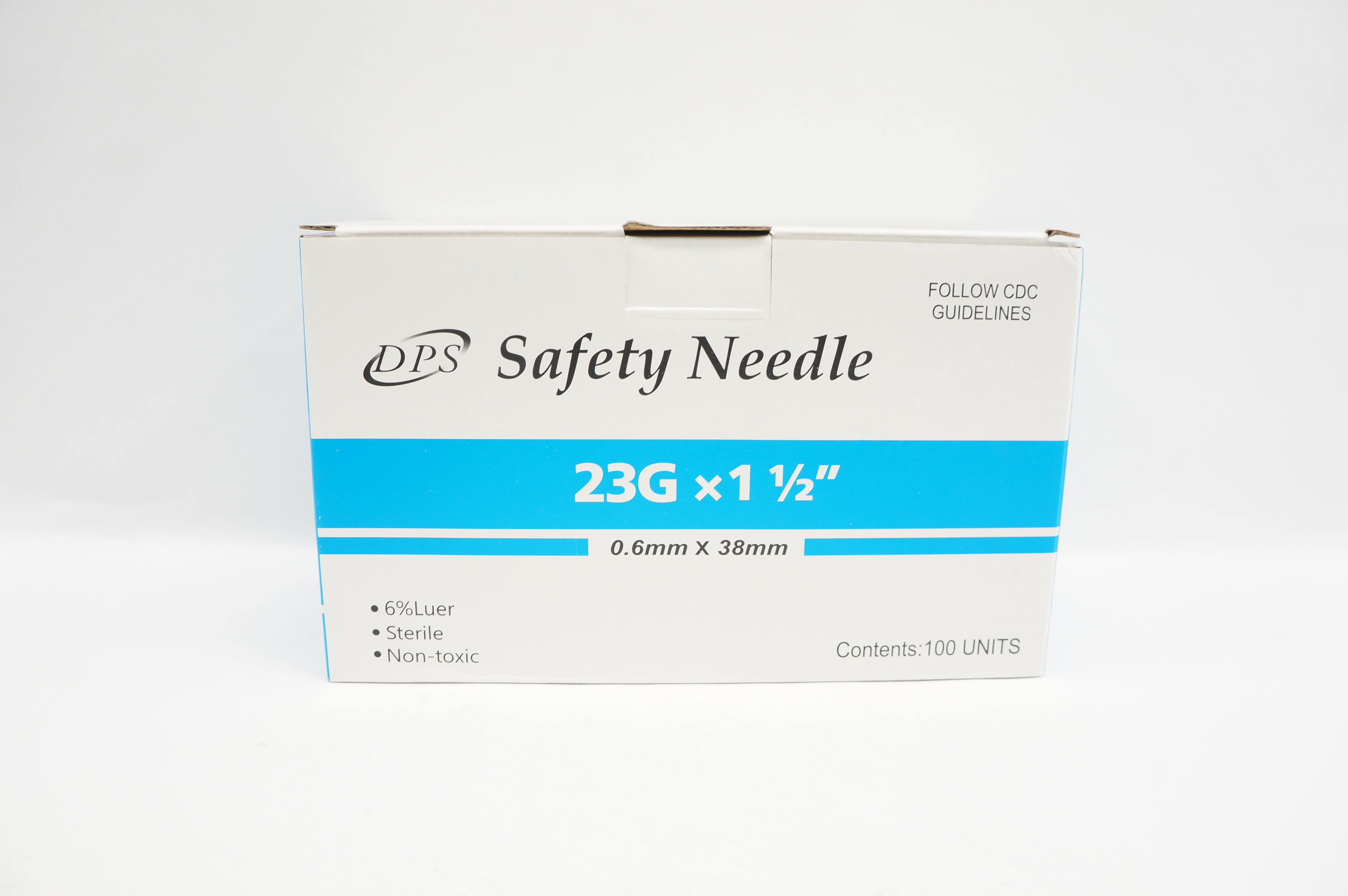 Wuxi Yushou Medical 100800000065 DPS Safety Ndle 23G x 1-1/2inch - Box of 100
