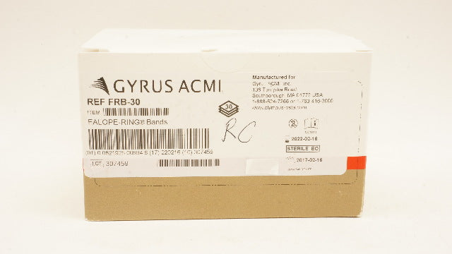 Gyrus ACMI FRB-30 Falope-Ring Bands - Box of 28