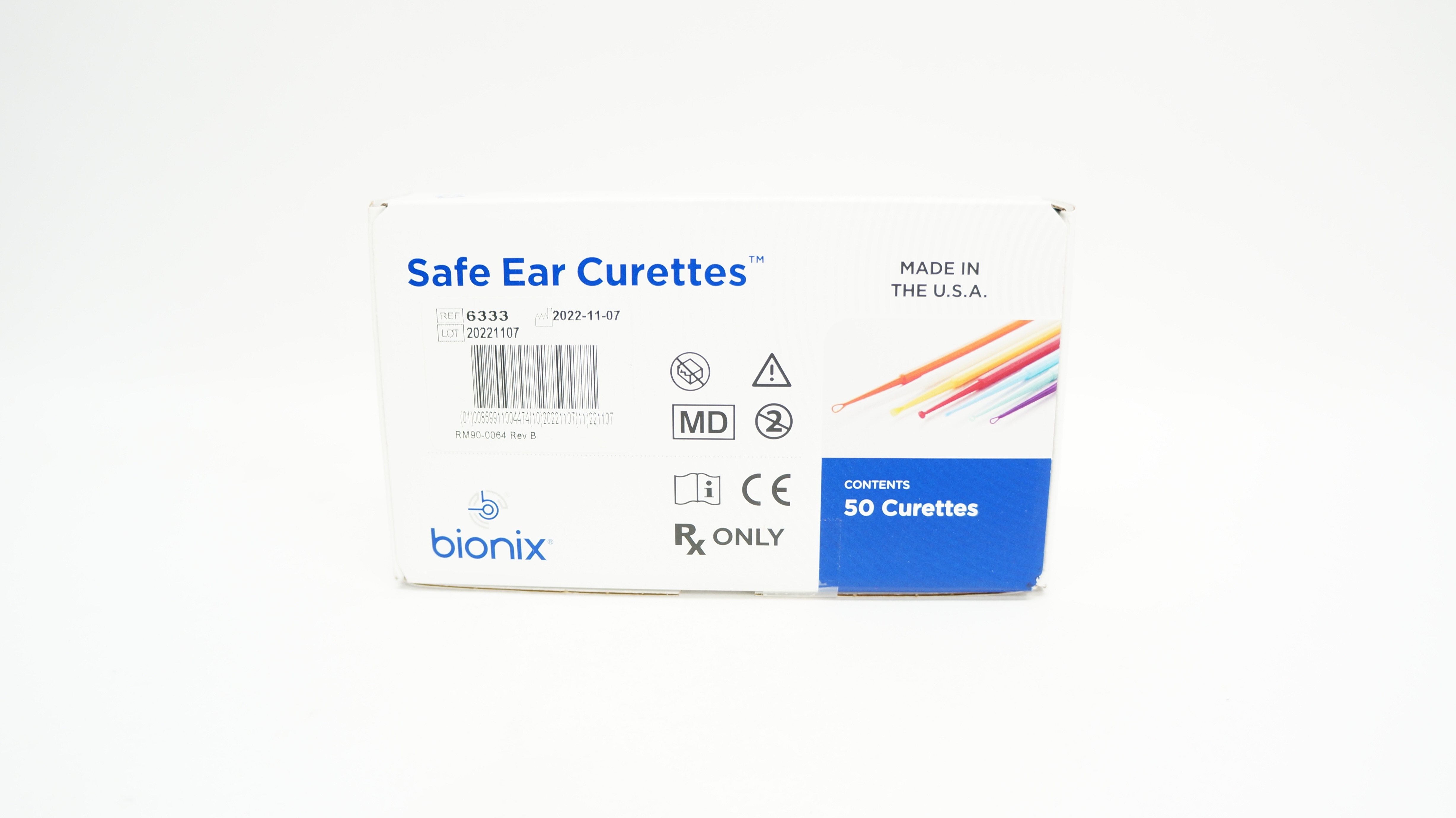 Bionix 6333 Safe Ear Curettes Box of 50