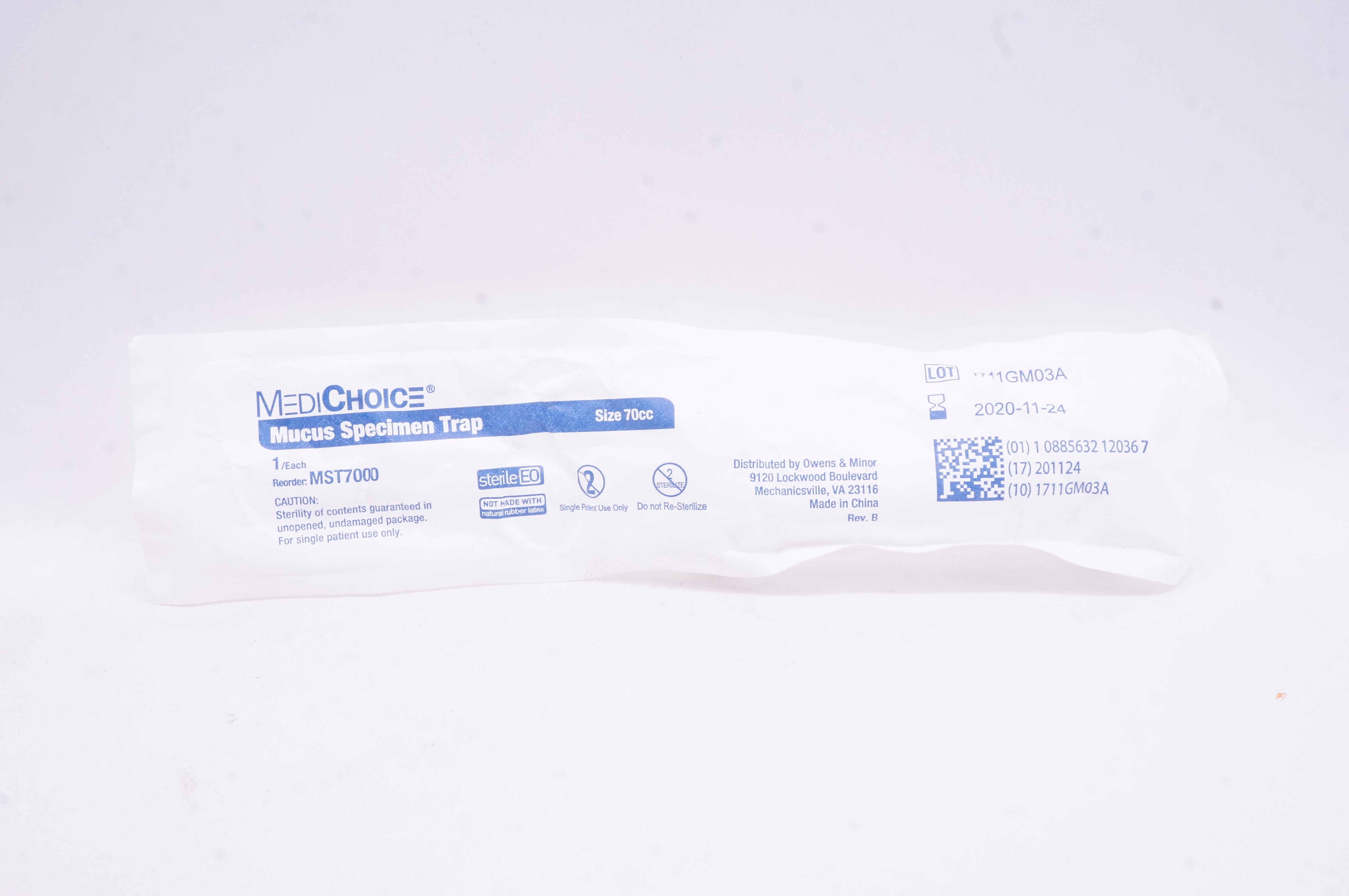 MediChoice MST7000 Mucus Specimen Trap Size 70cc (x)