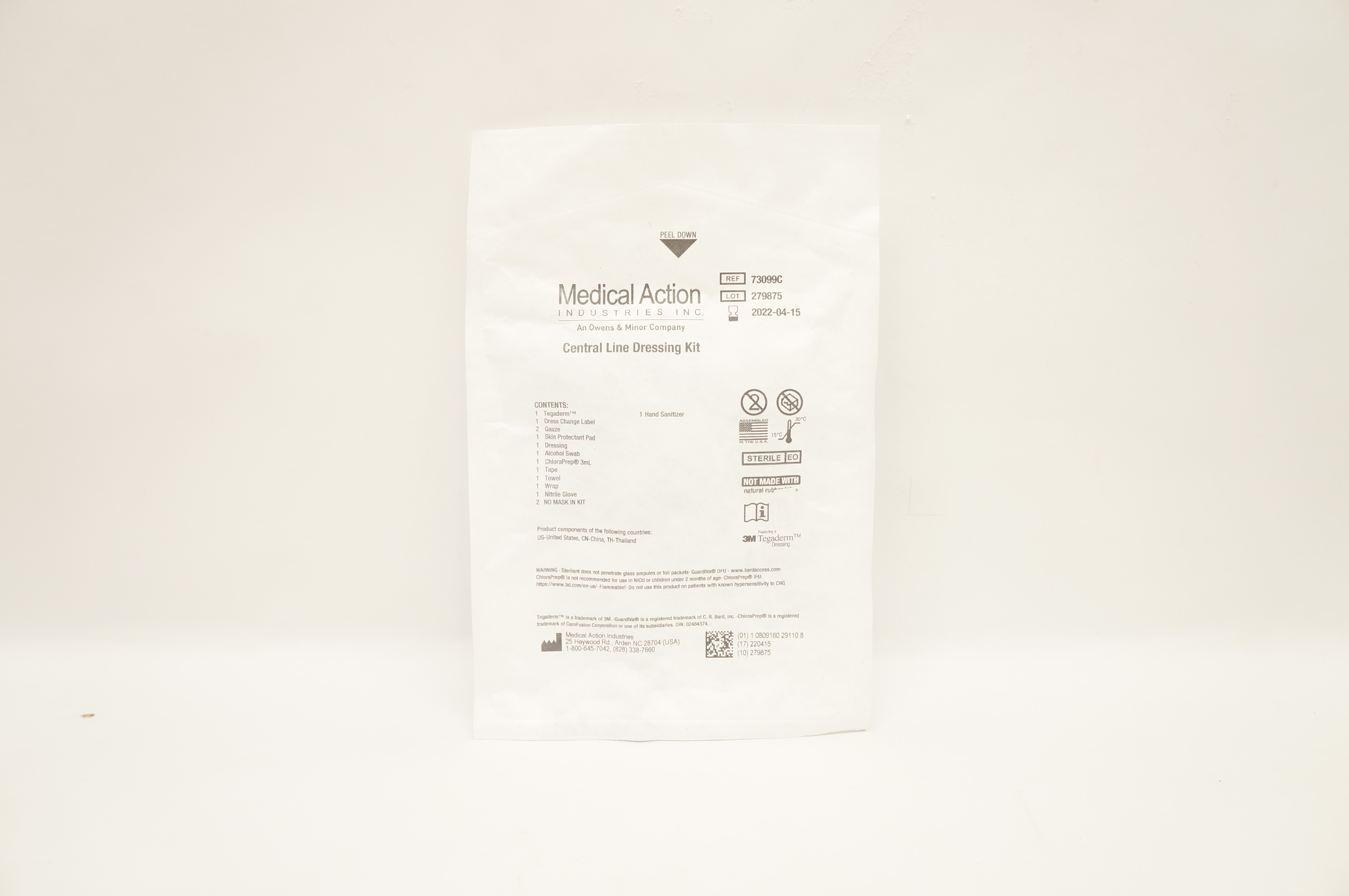 Medical Action 73099C Central Line Dressing Kit (x)