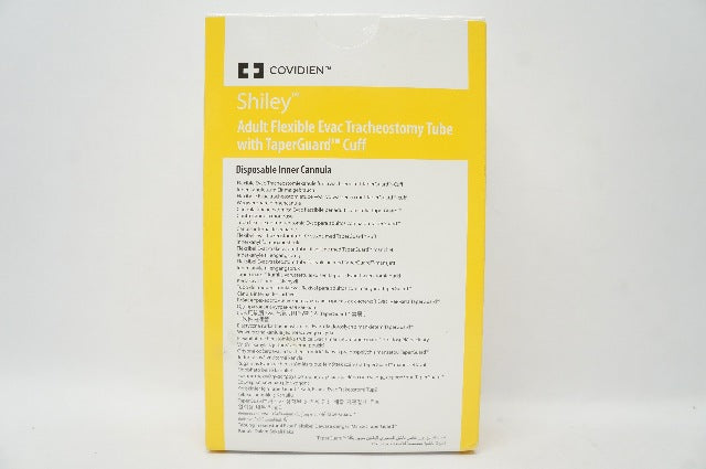 Covidien 8CN85ED Adult Flexible Evac Tracheostomy Tube w/ TaperGuard Cuff