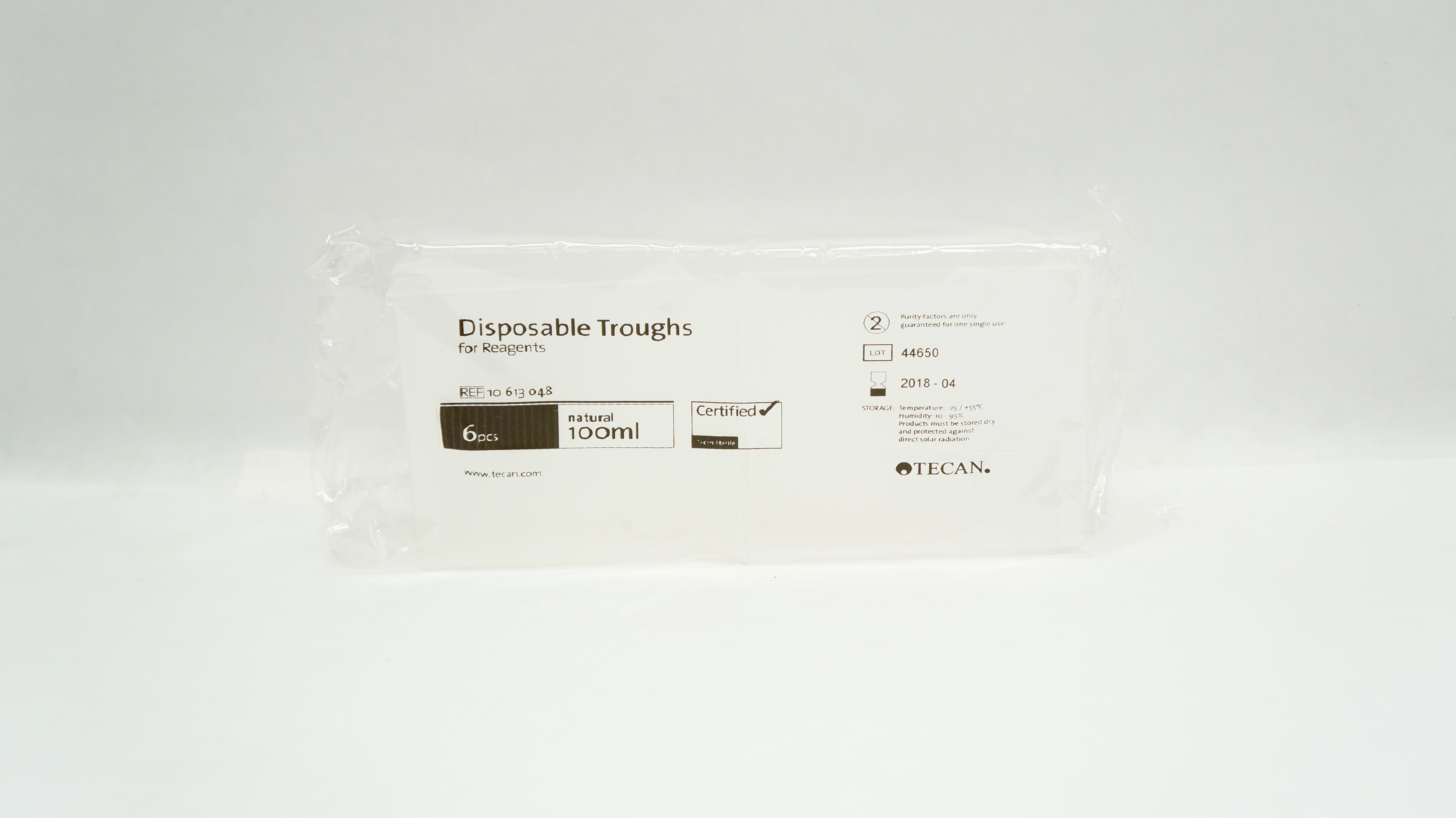 Tecan 10 613 048 Disposable Troughs For Reagents 100ml. - Pcs of 6 (x)