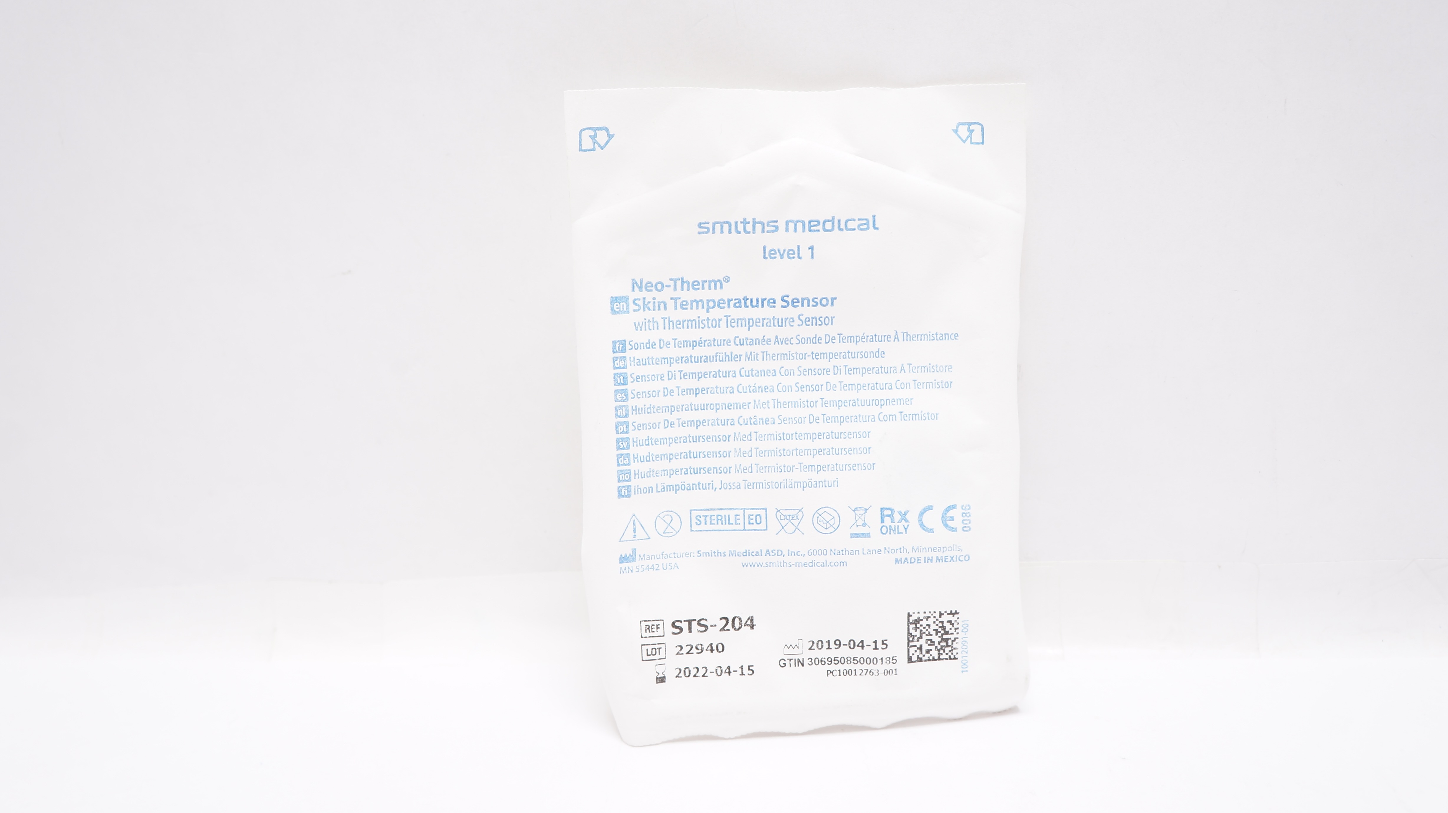 Smiths Medical STS-204 Level 1 Neo-Therm Skin Tepmerature Sensor (x)