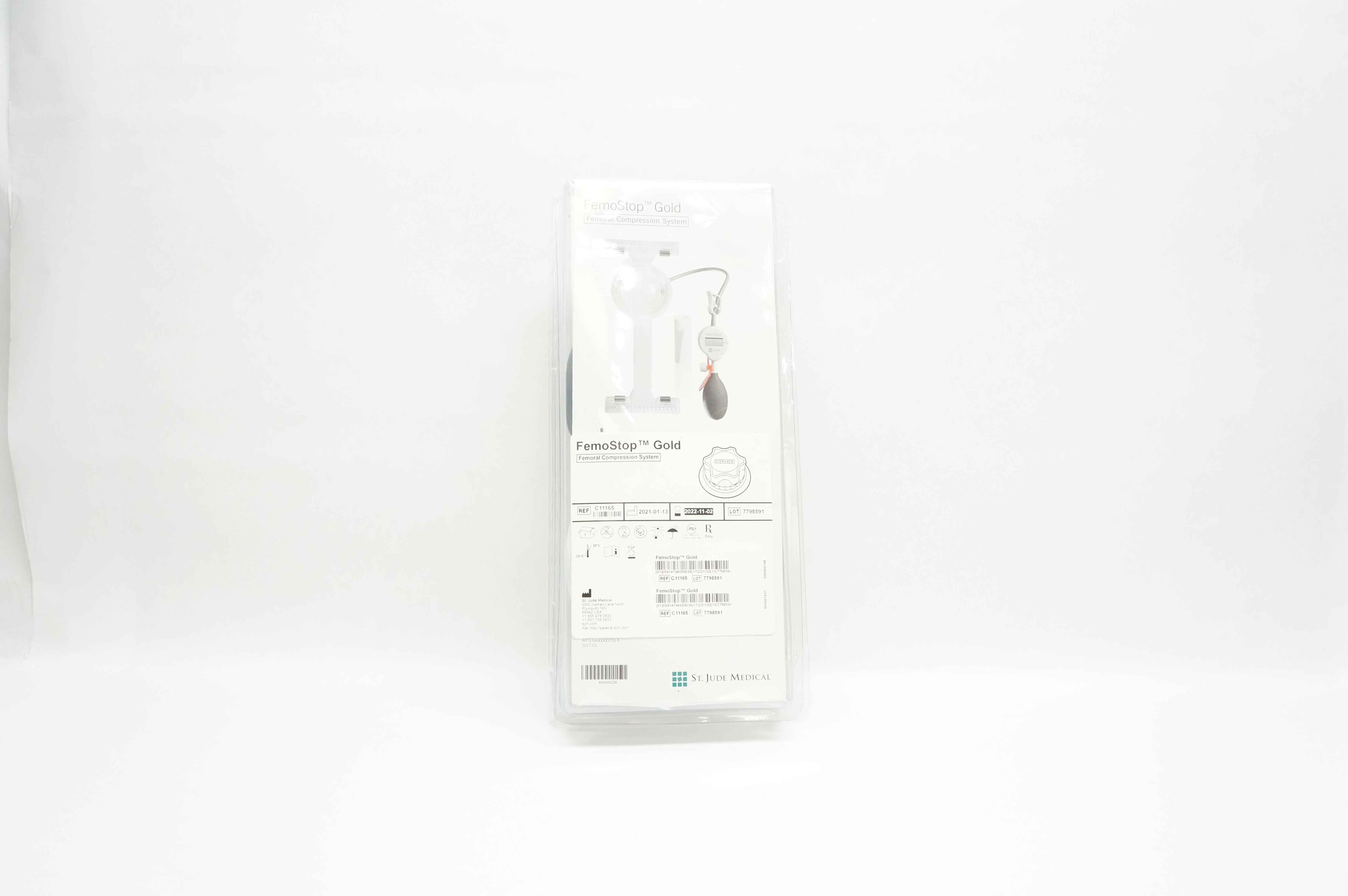 ST Jude Medical C11165 Femo Stop Gold Femoral Compression System (x)