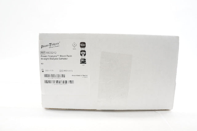 Bard 5603240 Power-Trialysis Short-Term Straight Dialysis Cath 13F - Box of 5(x)