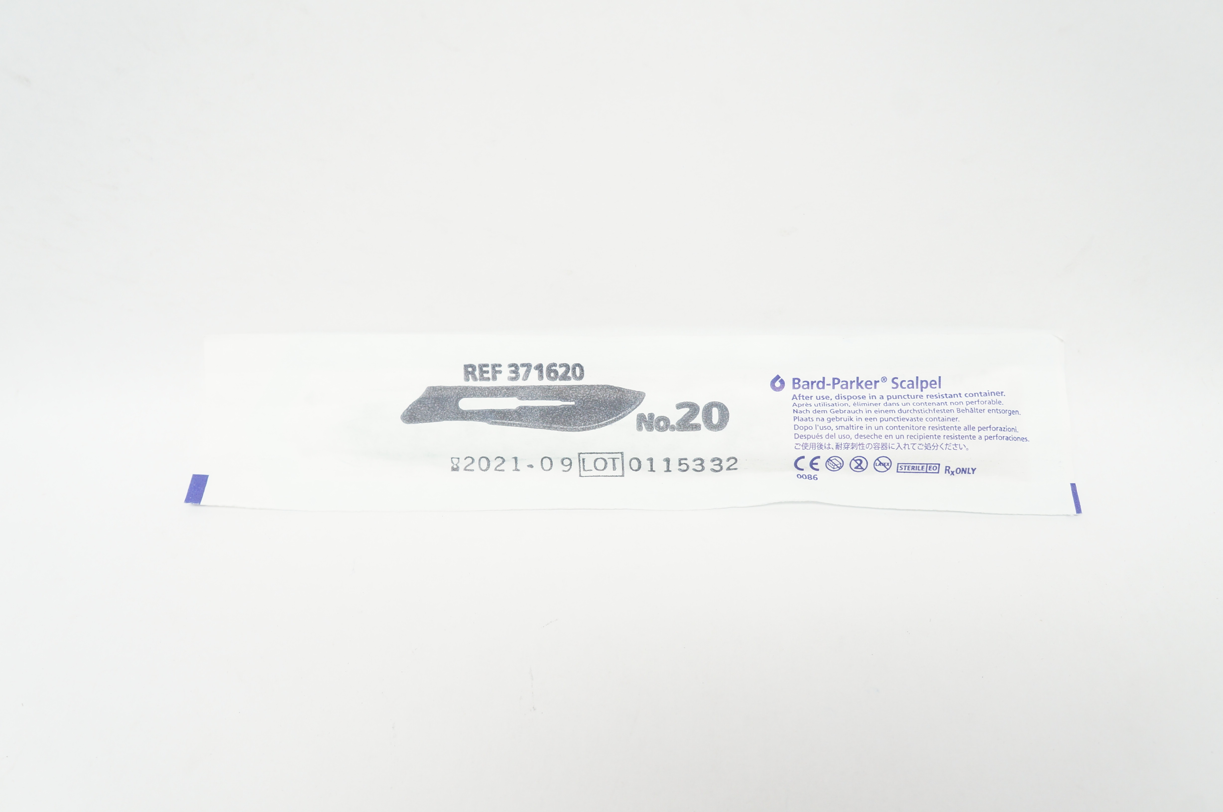 Aspen 371620 Scalpels Stainless Steel Surgical Blade N20 (x)