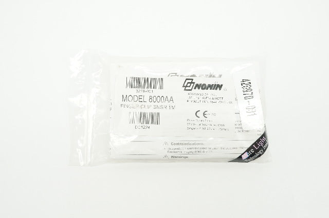 Nonin 8000AA Finger Clip Sensor 1M
