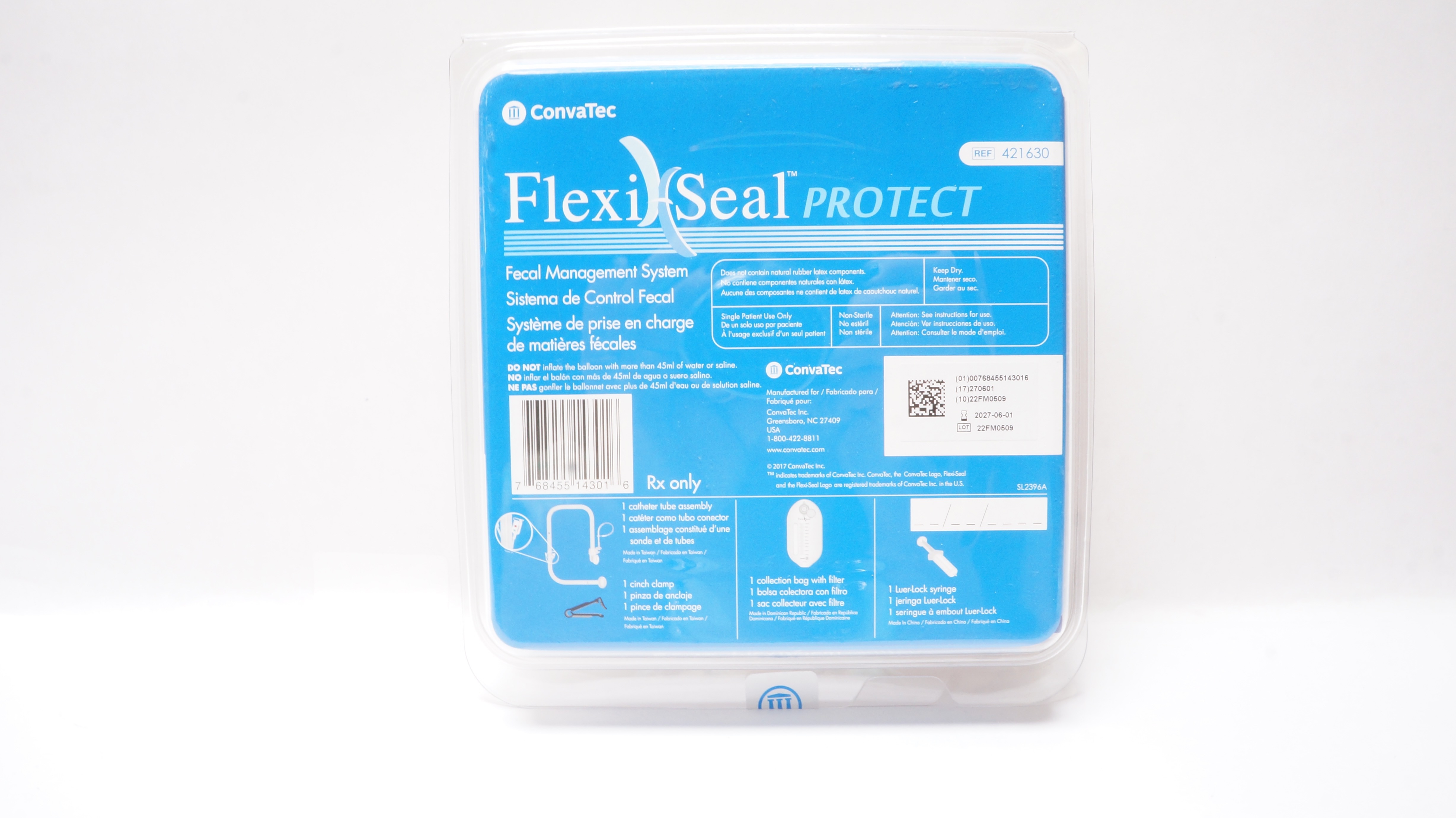 ConvaTec 421630 FlexiSeal Protect Fecal Management System