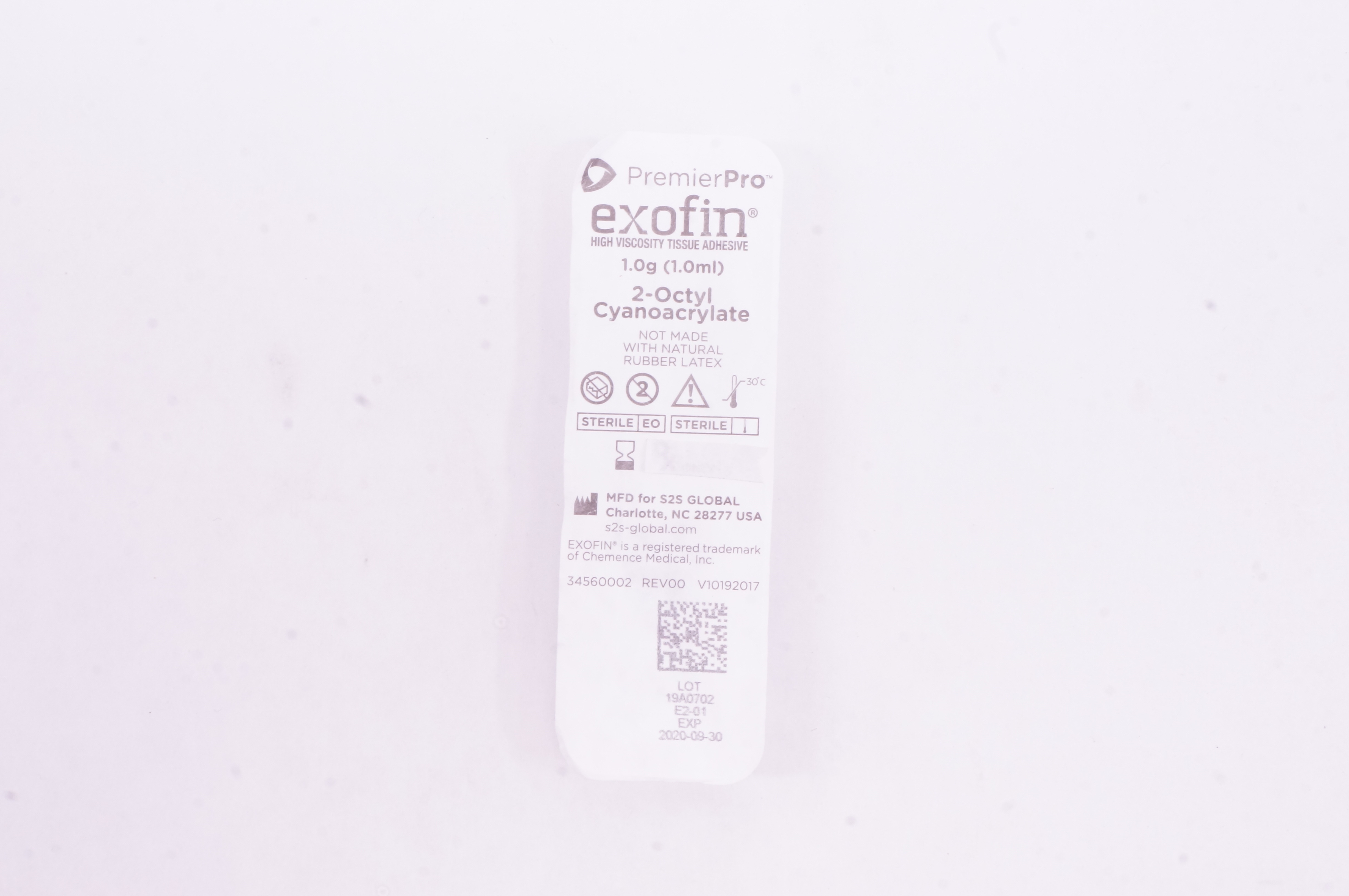 S2S Global Premiere Pro Exofin High Viscosity Tissue Adhesive 1.0g (x)