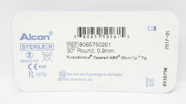 Alcon 8065750261 TurboSonics Tapered ABS MicroTip 30 Round, 0.9mm (x)