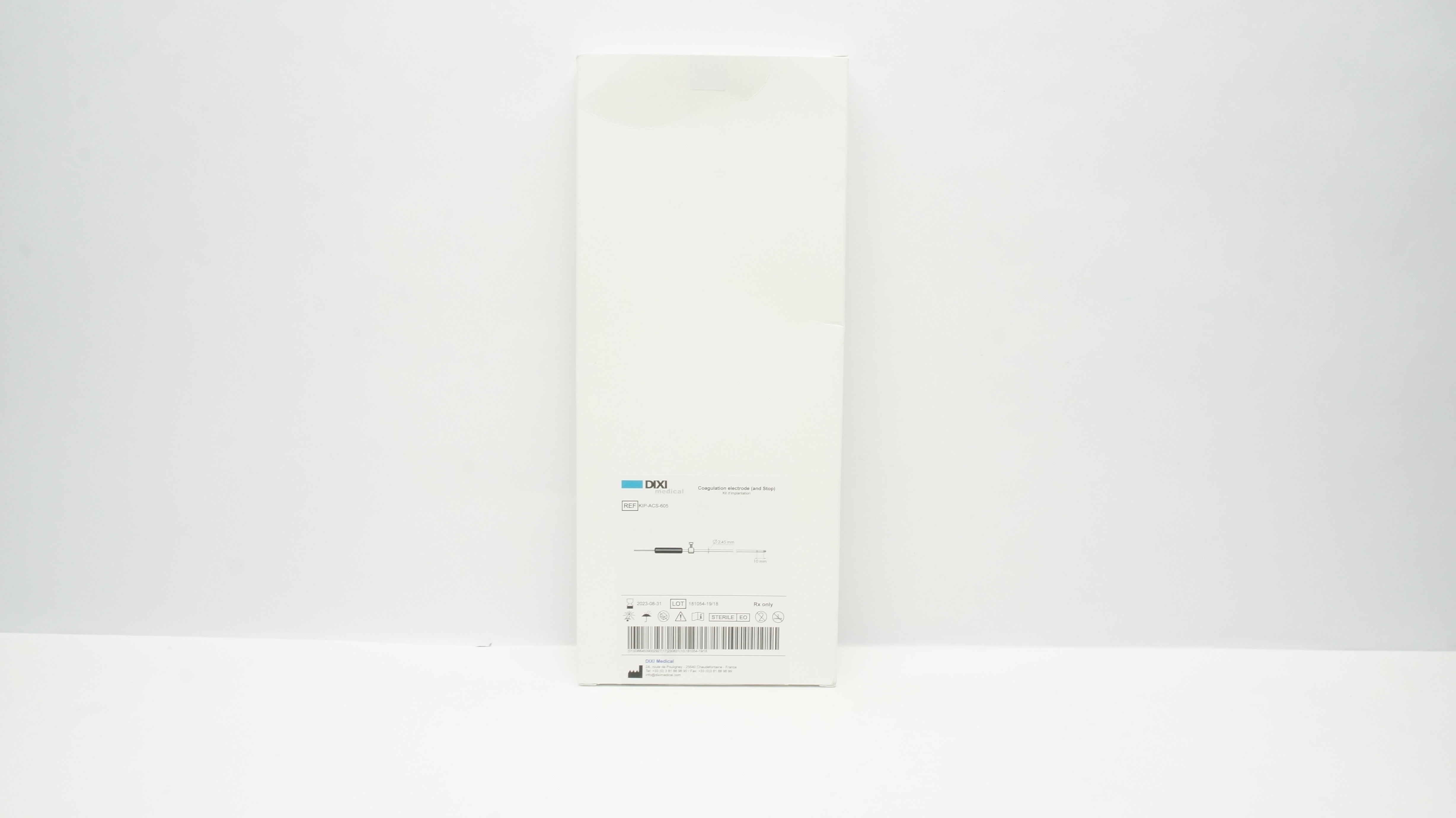 DIXI Medical KIP-ACS-605  Coagulation Elecrtode (and Stop) (x) - Box of 2