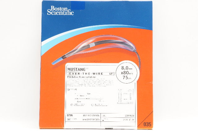 Boston Scientific 3917108087 Mustang PTA Balloon Dilatation 8.0x80mmx75cm(x)