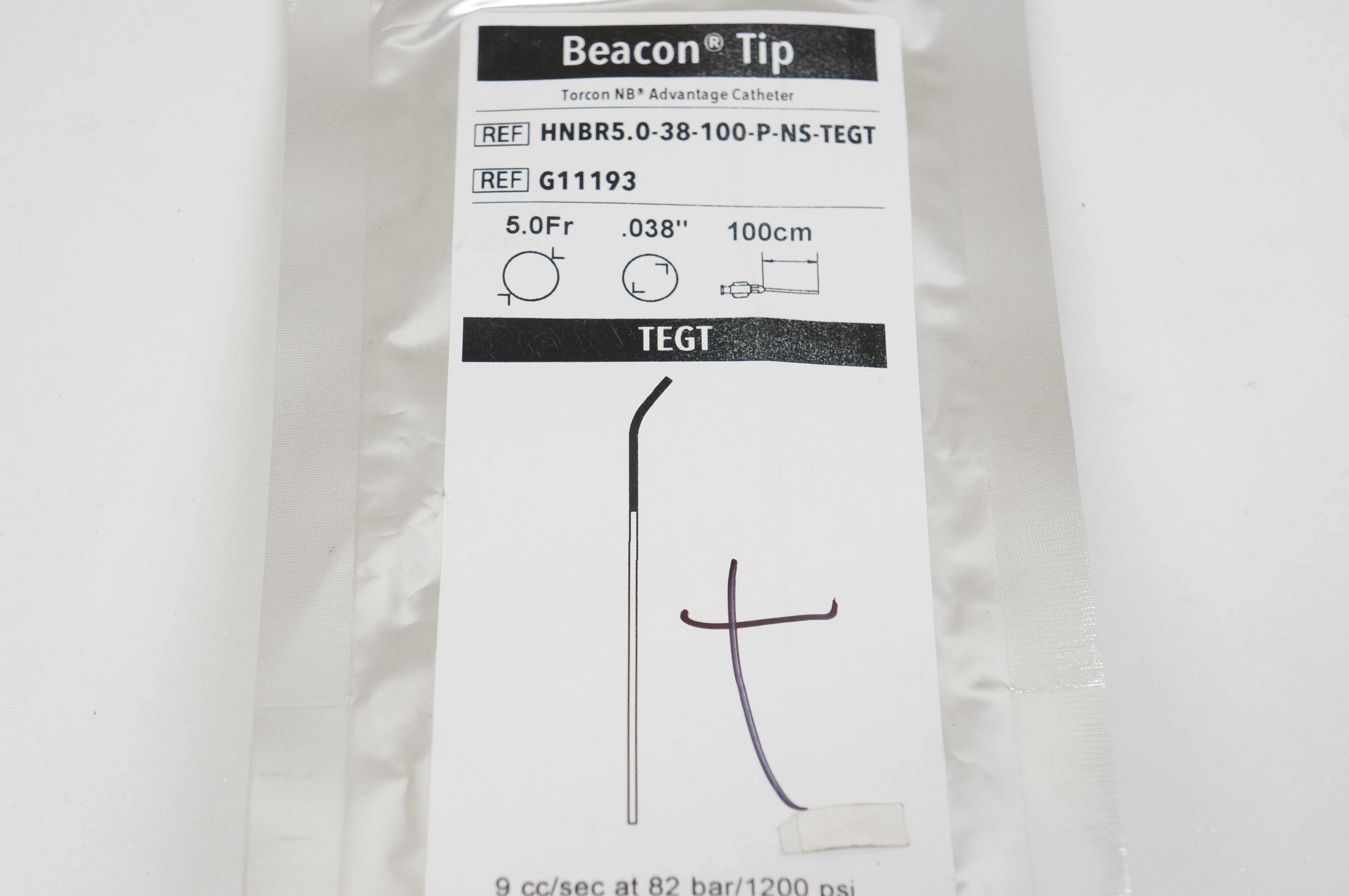 Cook Medical G11193 Beacon Tip Torcon NB Advntage Cath. 5Fr. x 100cm TEGT (x)