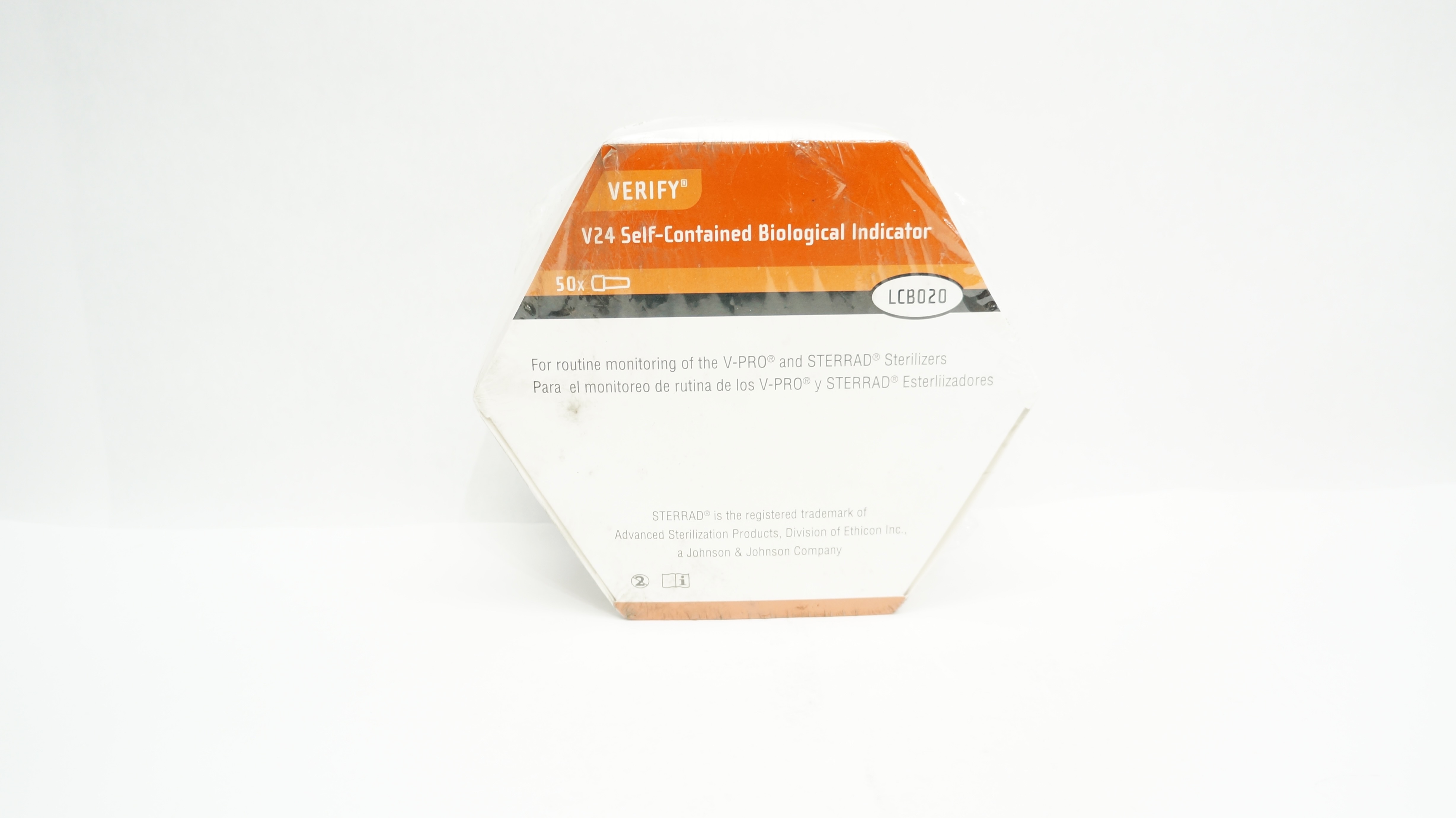 Steris LCB020 VERIFY V24 Self-Contained Biological Indicator (x) - Box of 50