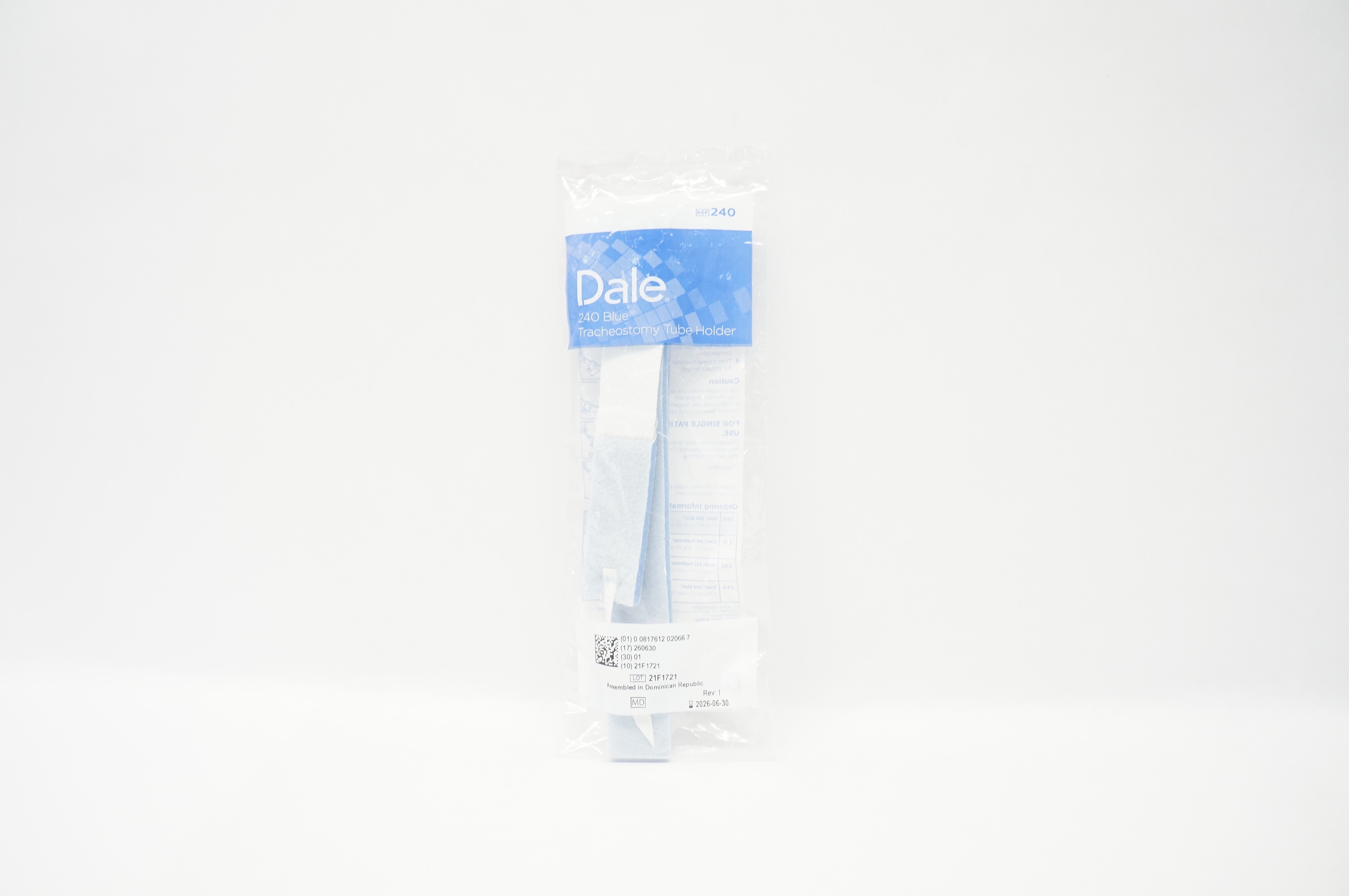 Dale 240 Blue Tracheostomy Tube Holder